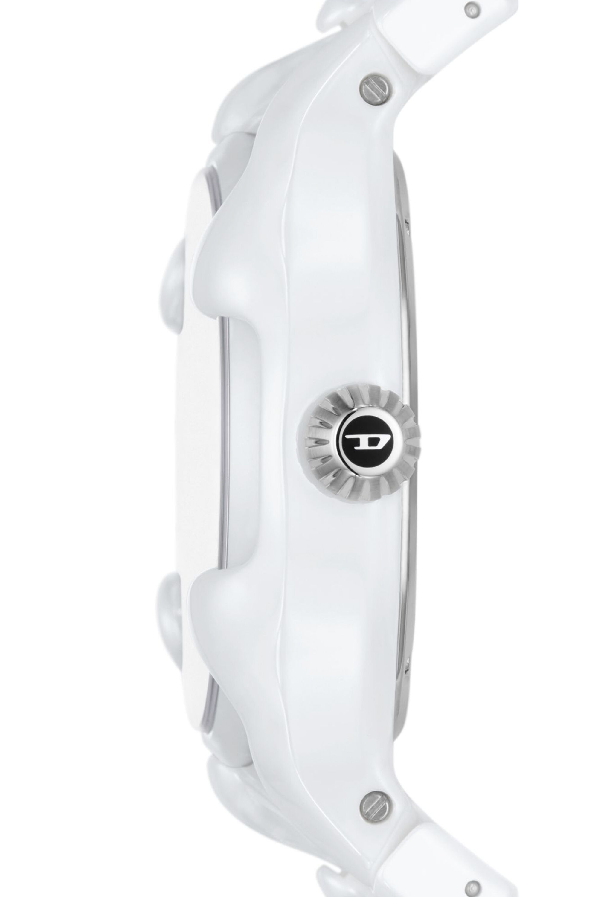 Diesel - DZ2197, Male Vert three-hand date white ceramic watch in White - Image 3