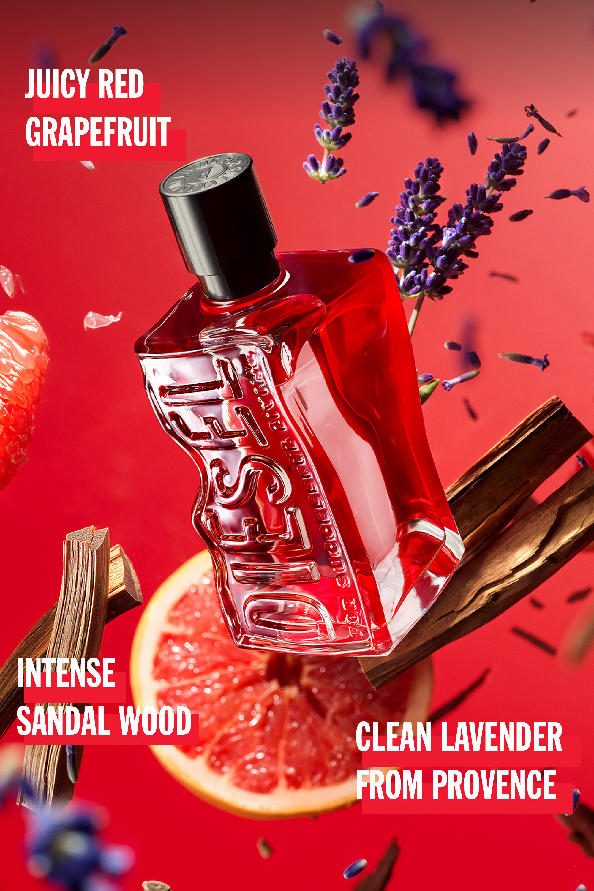 2024人気新作 D RED 50ml, Eau de Parfum Homme | Rouge | Diesel 香水(男性用)