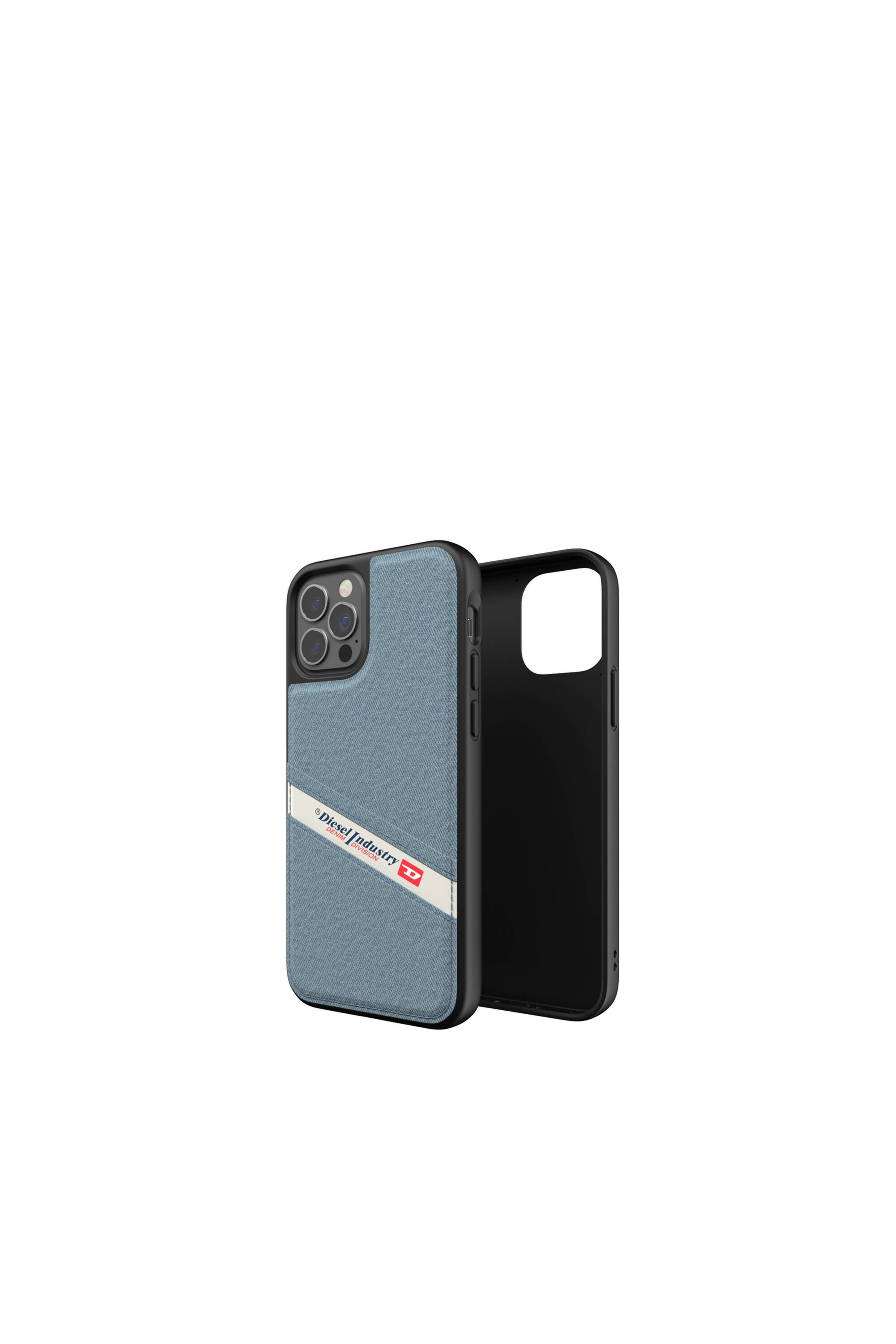 Diesel - 42546 STANDARD CASE, Coque moulée en denim pur iPhone 12 pro Mixte in Bleu - 1