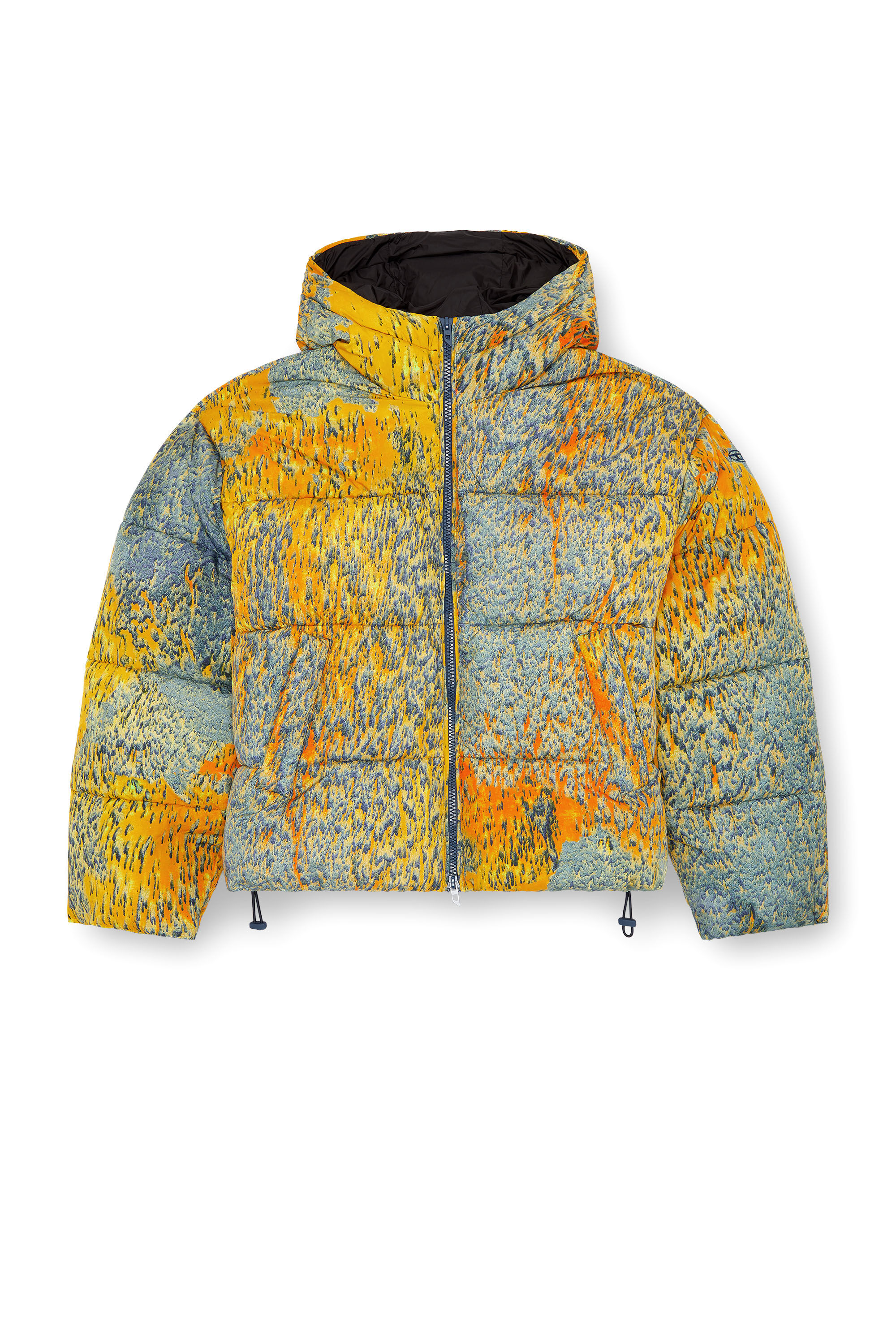 Orange mens puffer jacket store