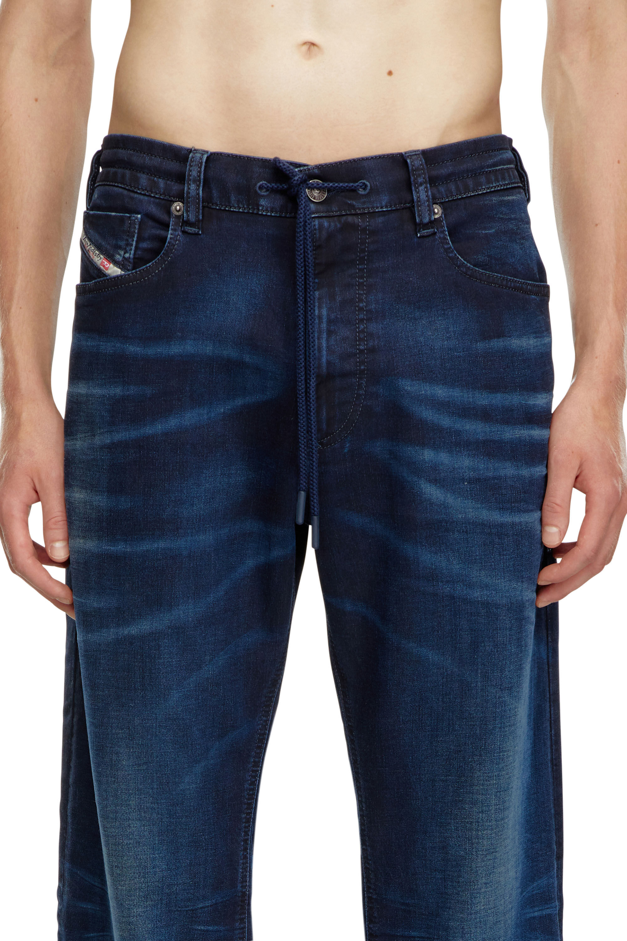 Diesel - Homme Straight 2080 D-Reel Joggjeans® 09J35, Bleu Foncé - Image 5