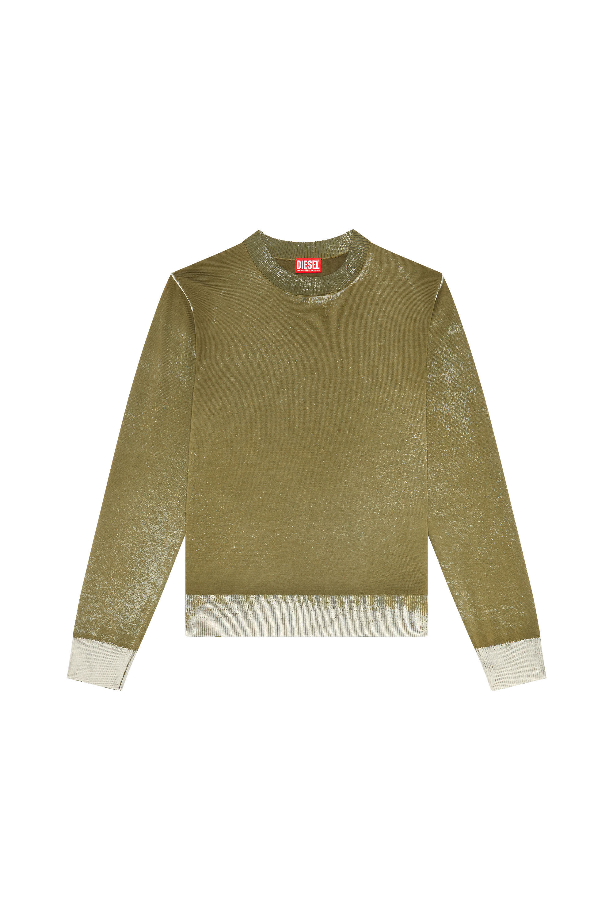 Men s Reverse print cotton jumper K LARENCE B Diesel