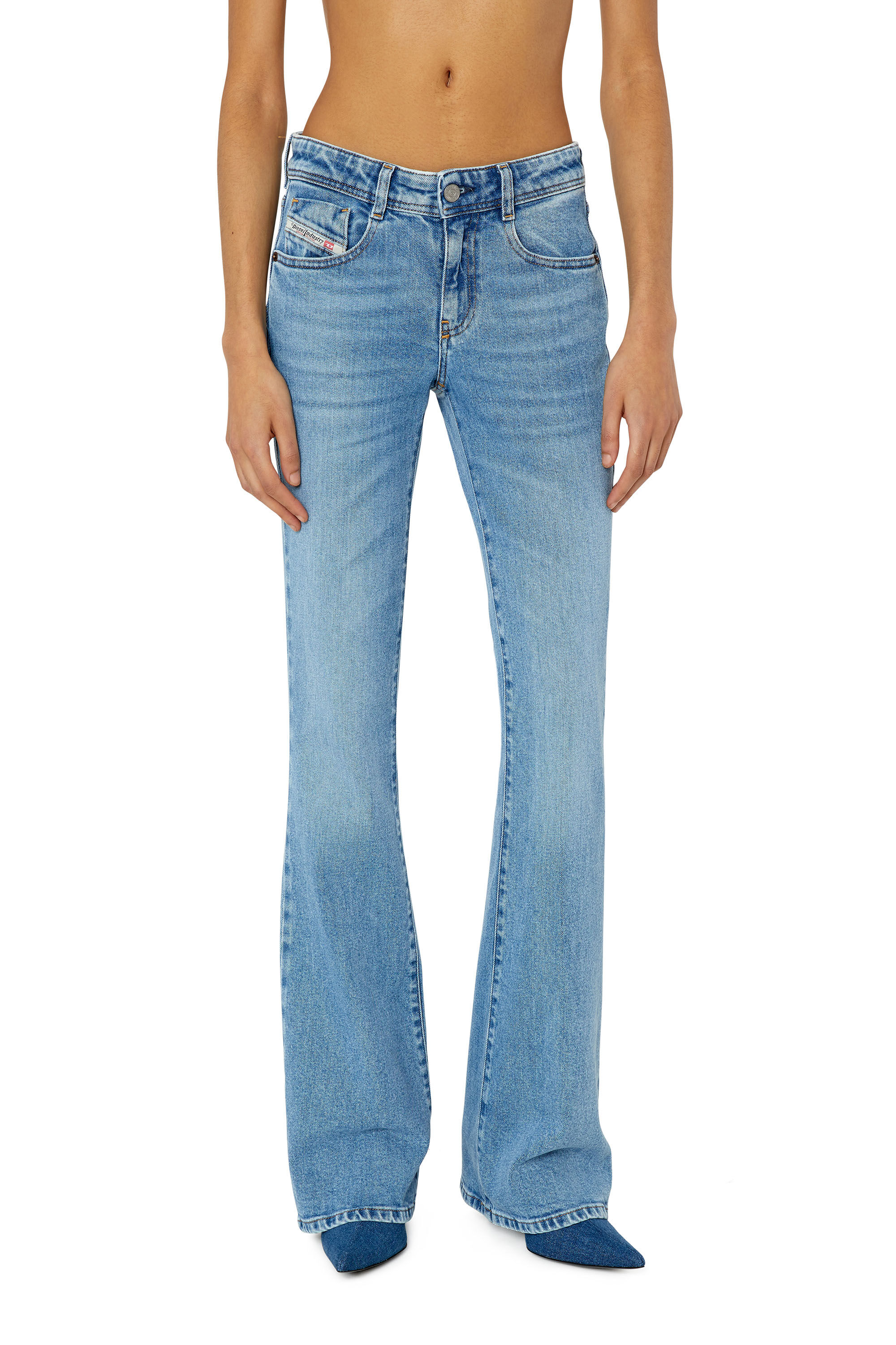 Diesel - Bootcut and Flare Jeans 1969 D-Ebbey 9B92L, Light Blue - Image 1