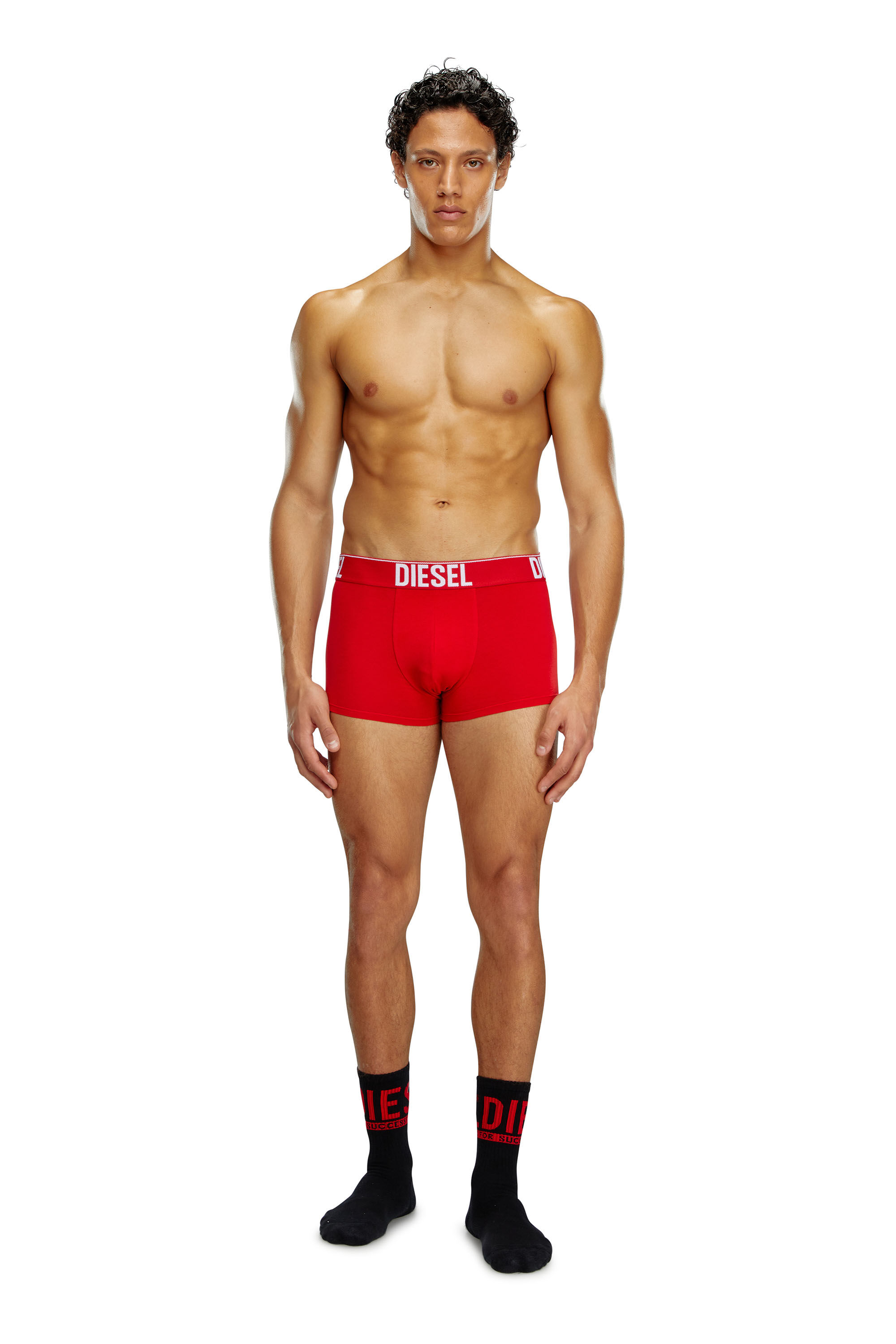 Diesel - UMBX-DAMIENTHREEPACK, Lot de trois boxers avec taille ton sur ton Homme in Polychrome - 2