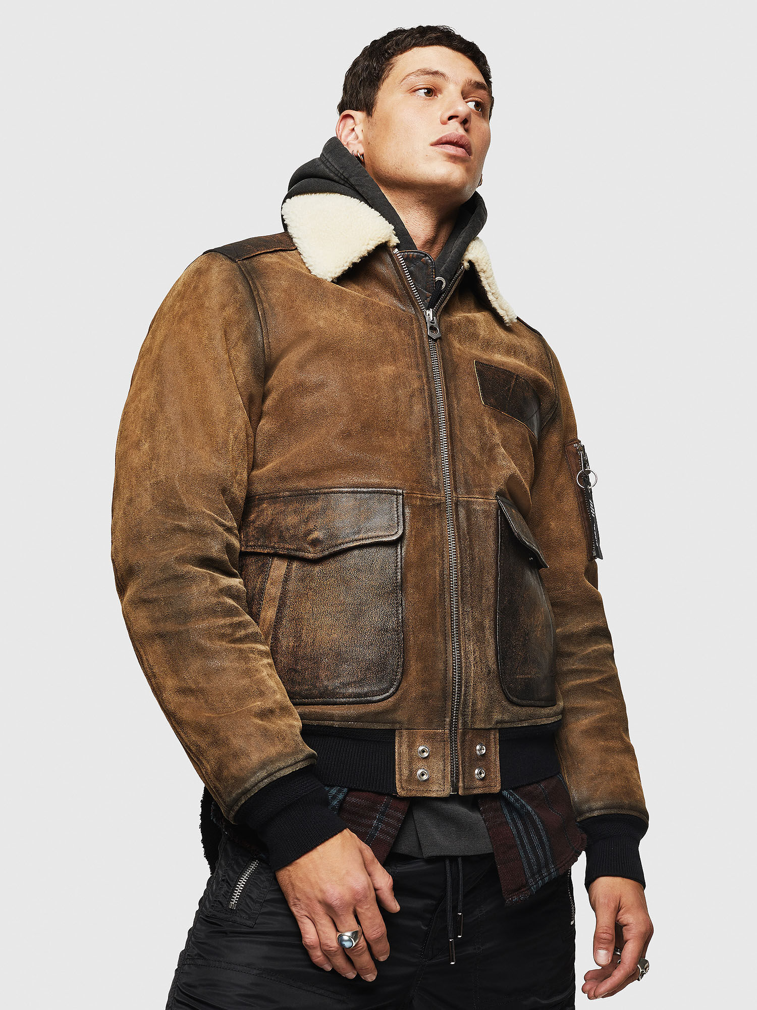 Diesel flight sale jacket