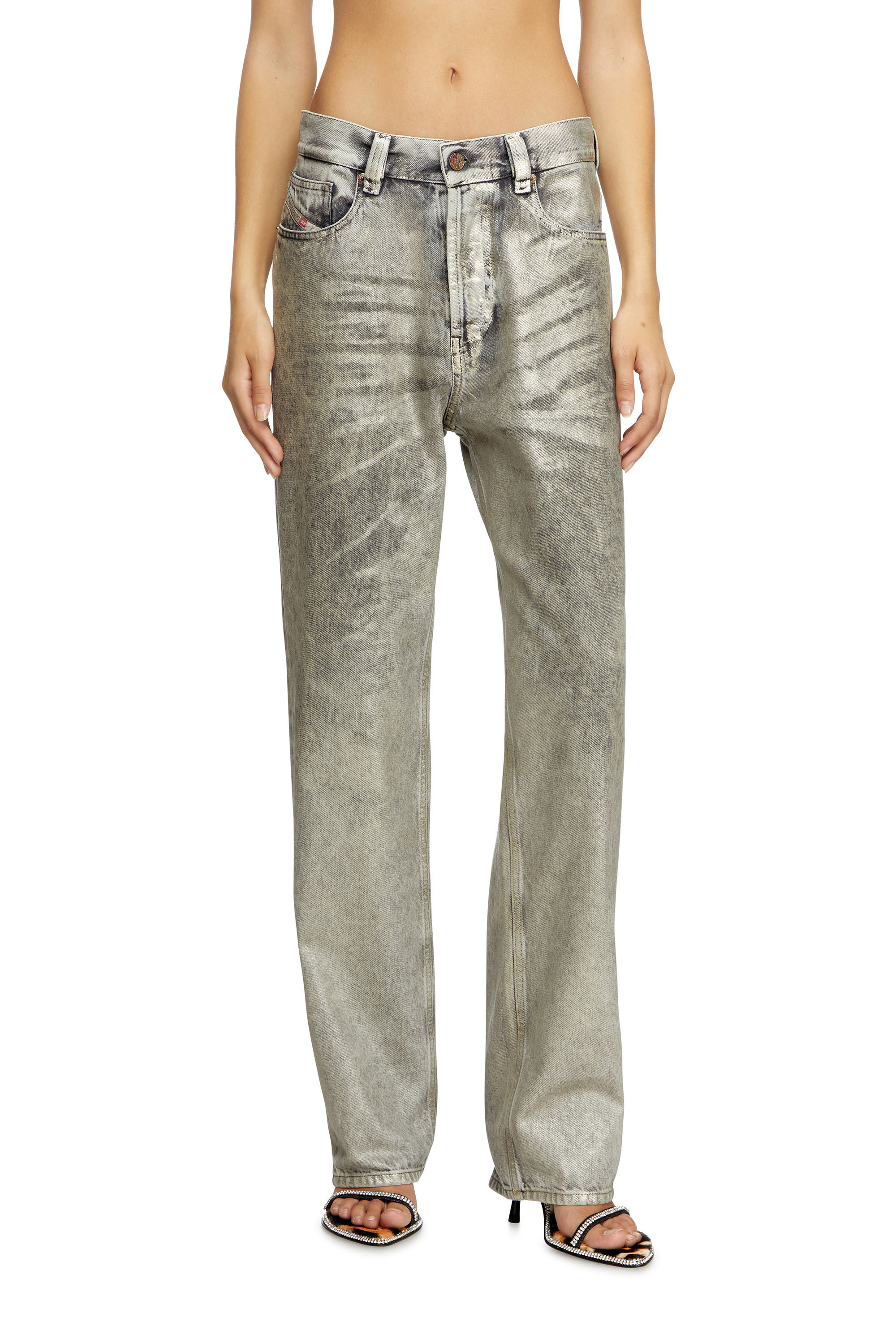 Diesel - Female's Regular Jeans 1988 D-Ark 09L79, Light Grey - 3