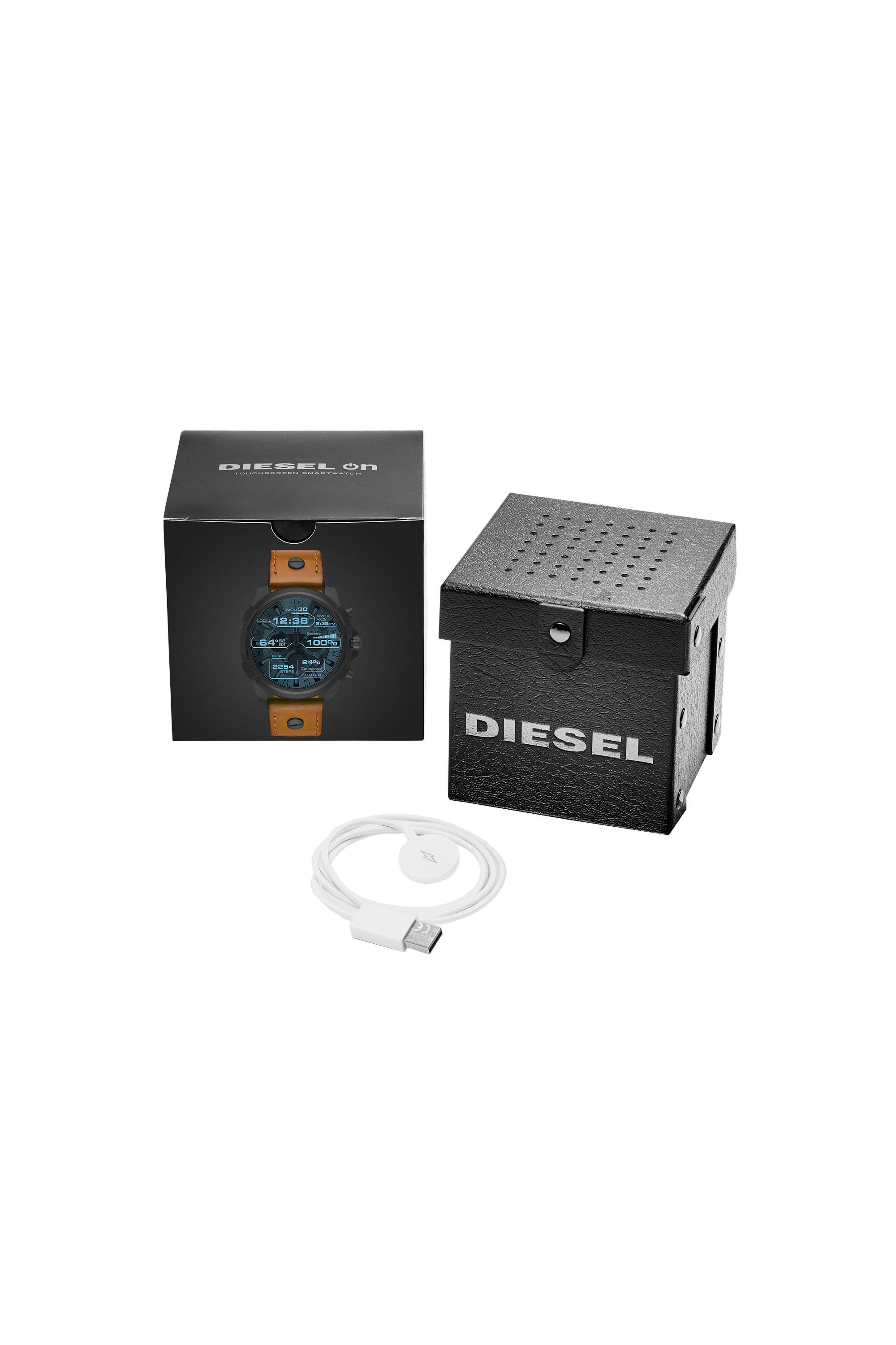 Diesel - DT2002, Male's Brown smartwatch with touchscreen , 48 mm in Brown - 5