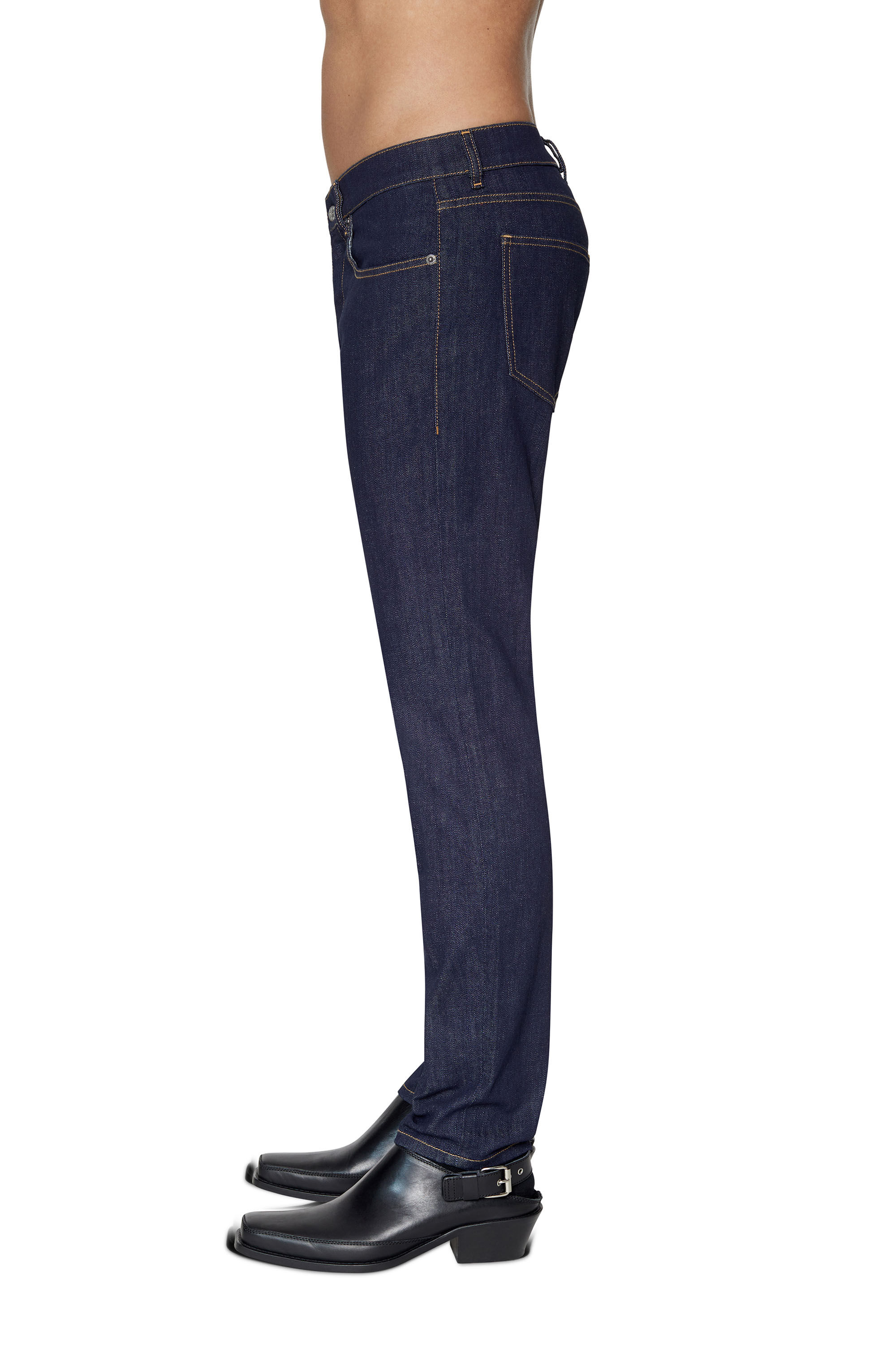 2019 D STRUKT Man Dark blue Slim fit Jeans mid rise Diesel