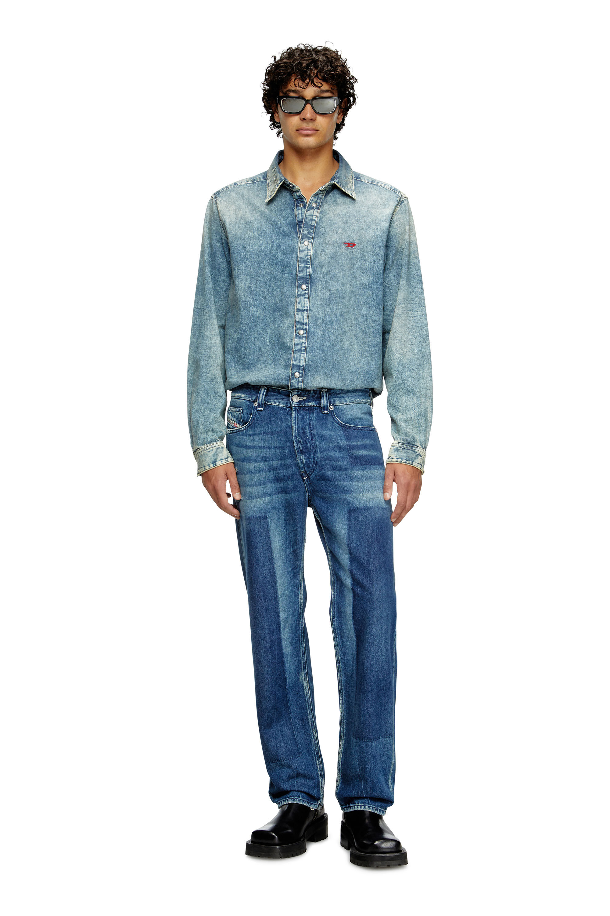 Diesel - Male's Regular Jeans 2024 D-Macs 09M52, Dark Blue - 1
