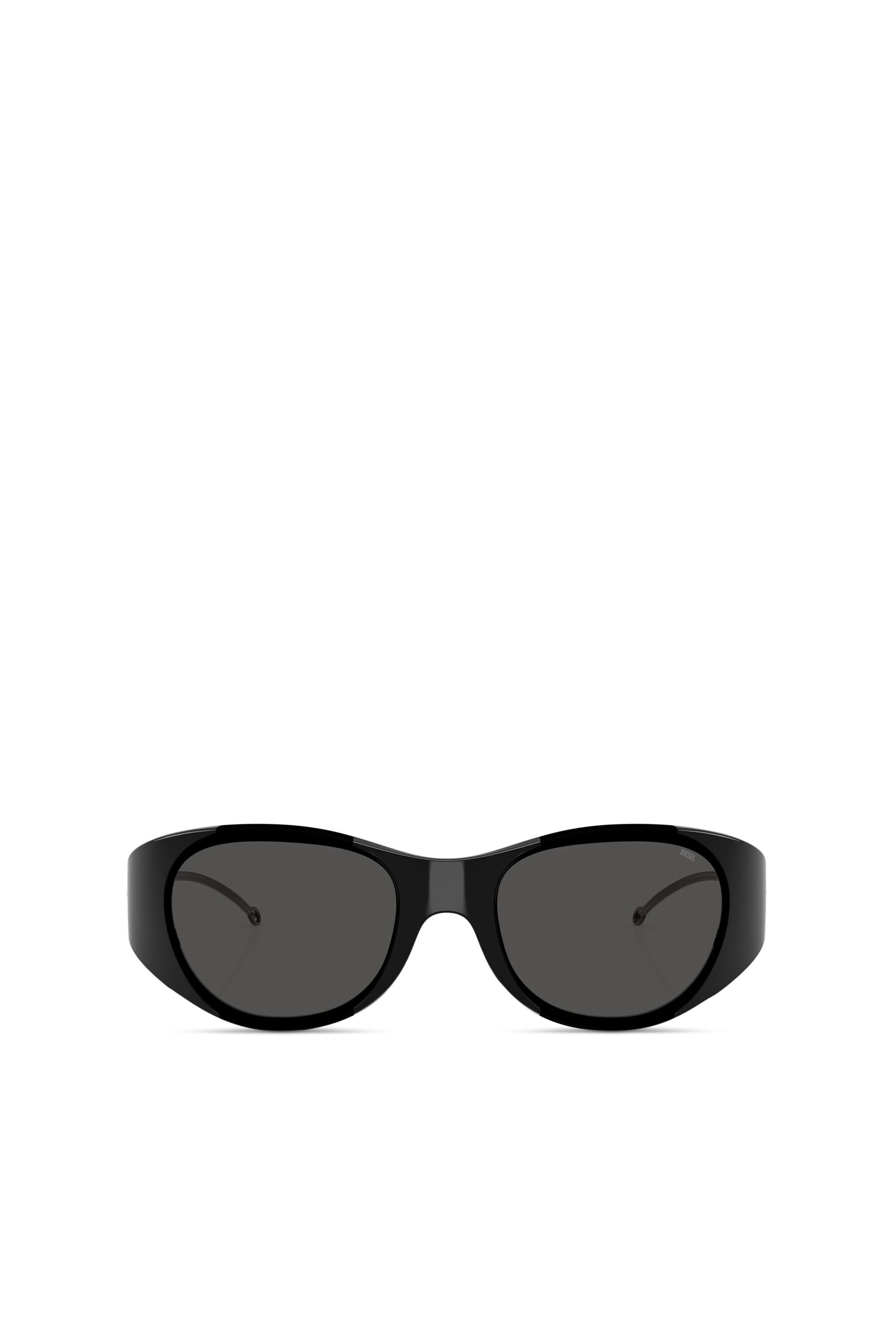Diesel - 0DL3003, Unisex's Iconic oval sunglasses in Dark Grey - 1