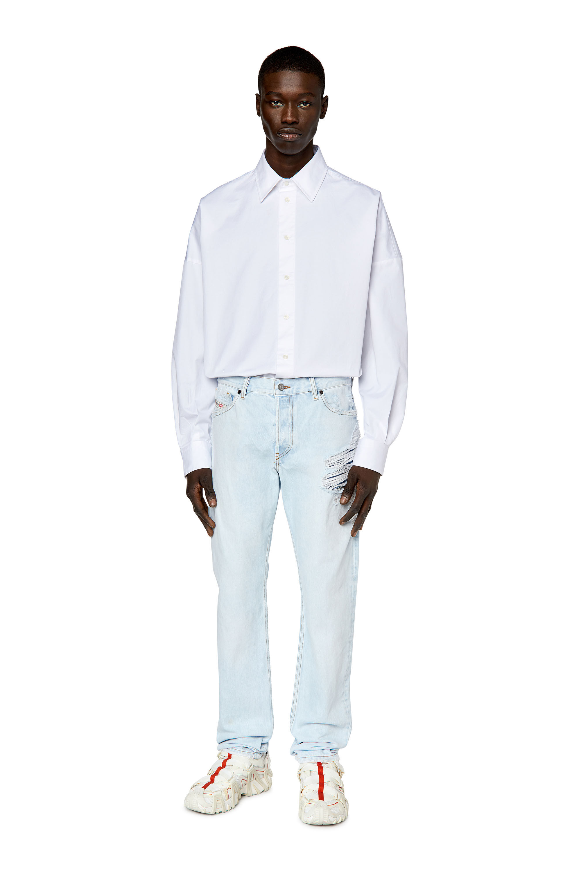 1995 D-Sark Man: Straight Light blue Jeans | Diesel