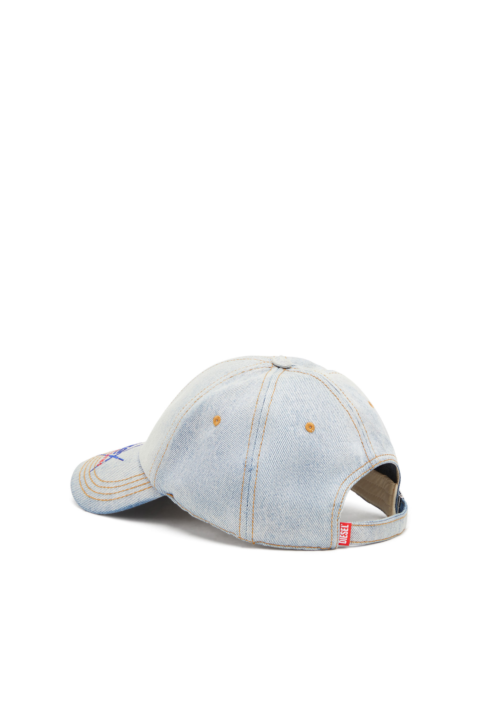 Men's Denim baseball cap with Durex logo | Diesel DX-C-IVAR