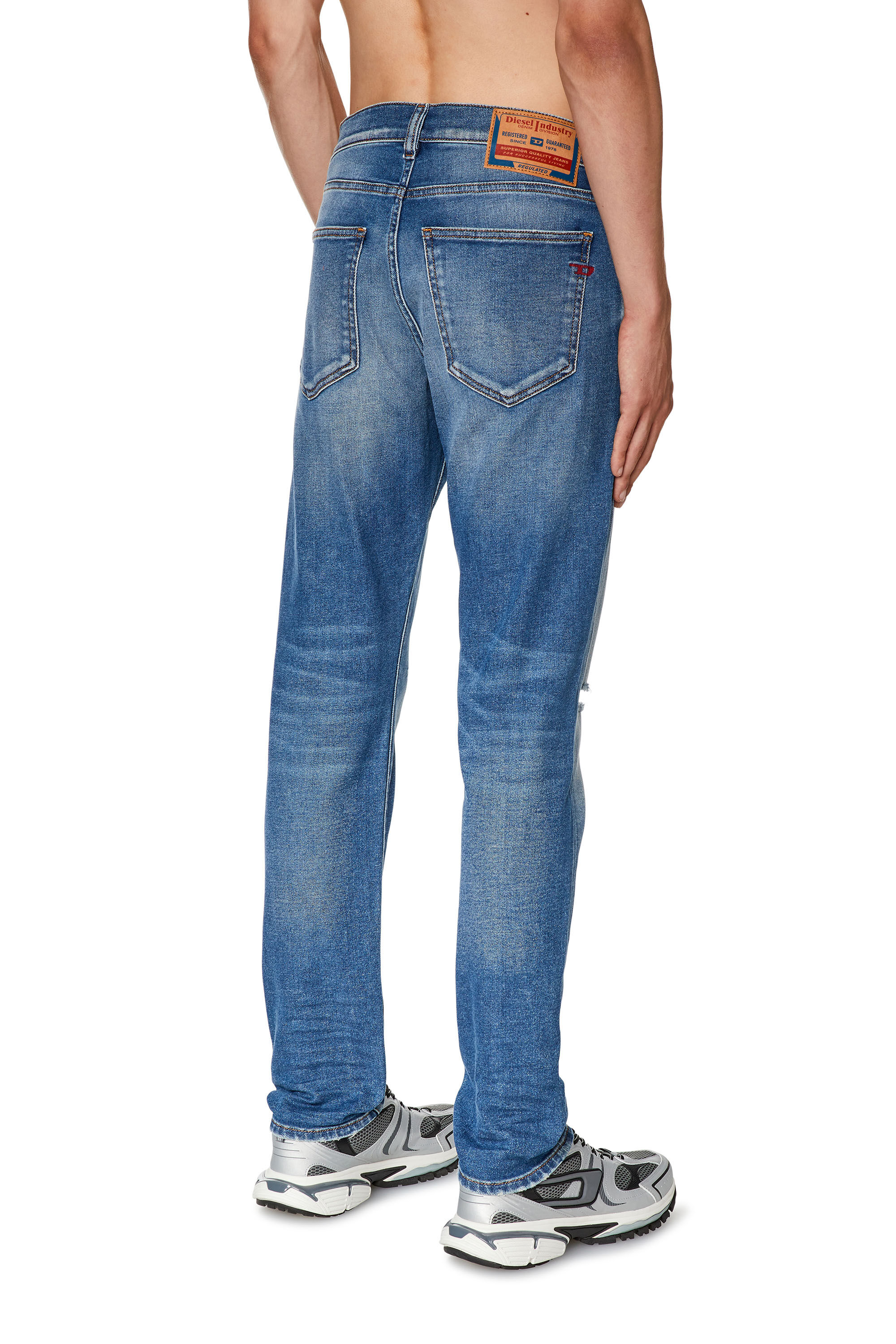 Diesel - Slim Jeans 2019 D-Strukt E9C87, Medium Blue - Image 4