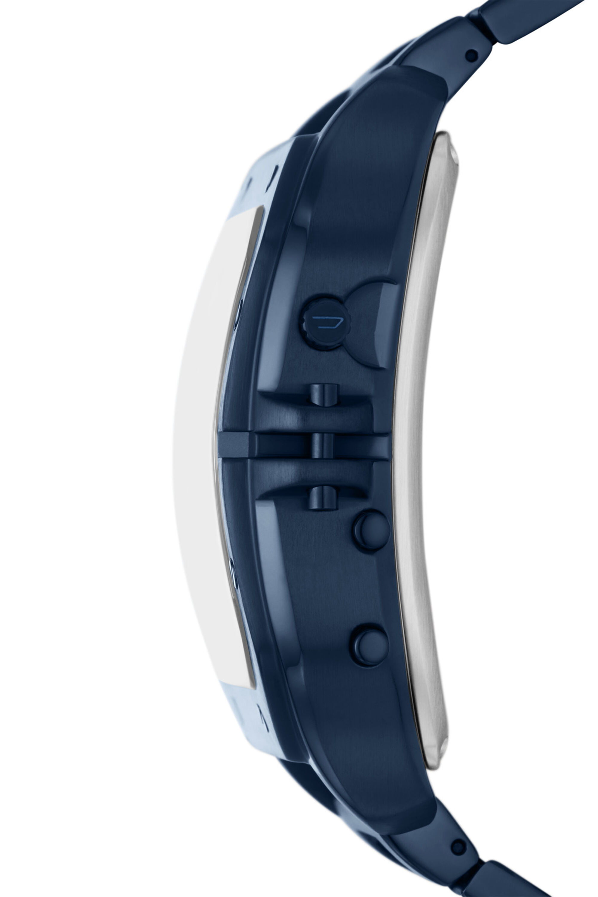 DZ7464 Man Clasher digital blue tone stainless steel watch Diesel