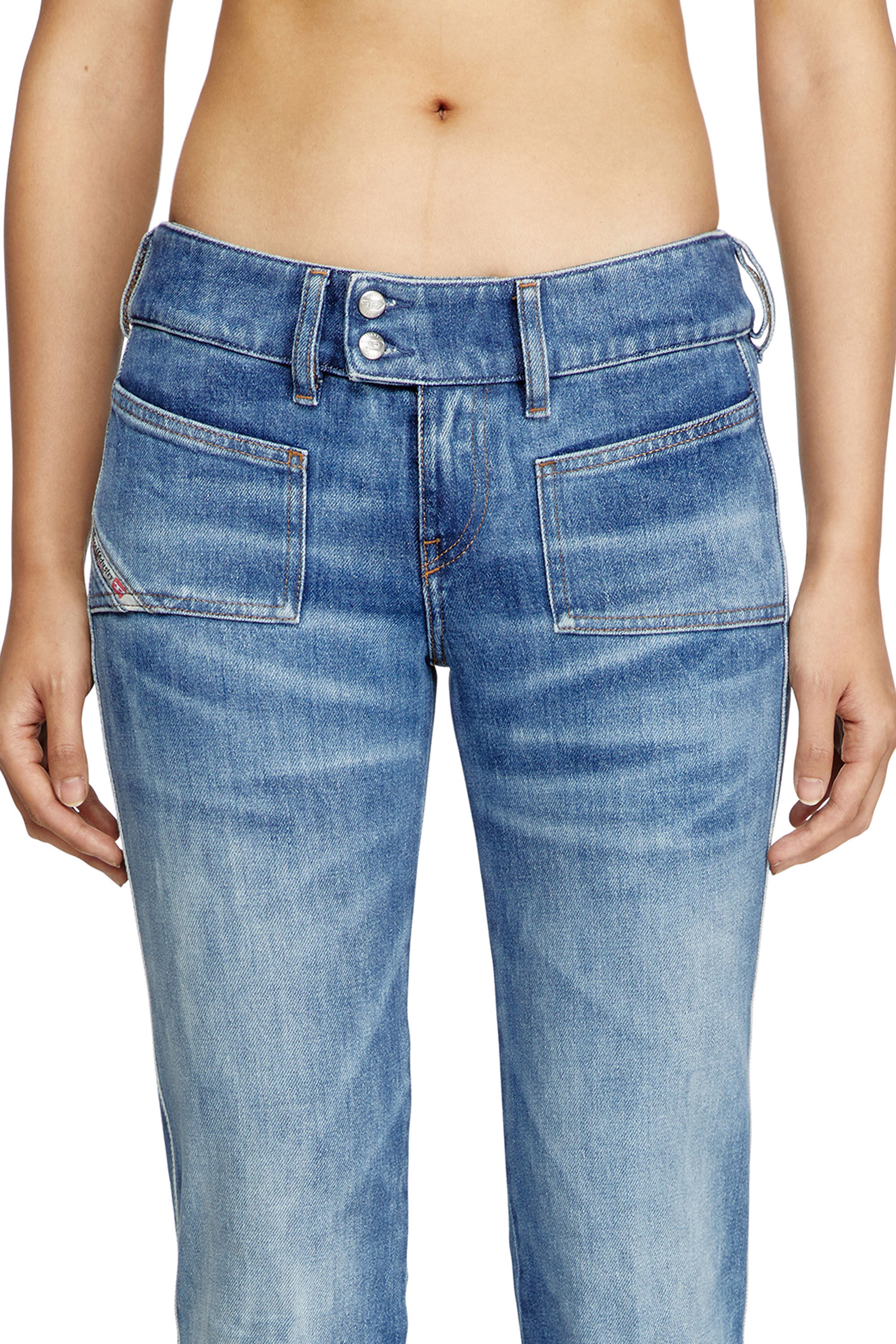 Diesel - Female's Bootcut Jeans D-Hush 09L19, Medium Blue - 4