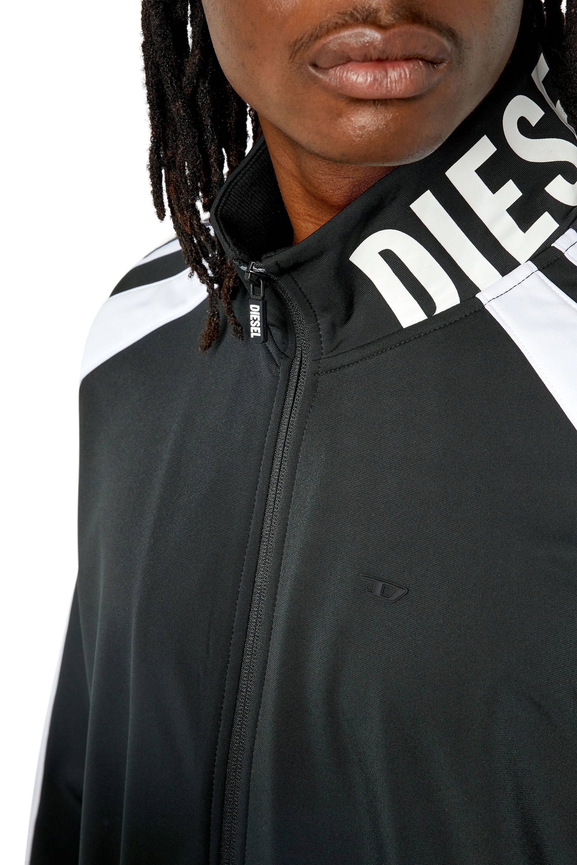 AMST-ETHEL-HT13 Man: Track jacket with logo tape | Diesel