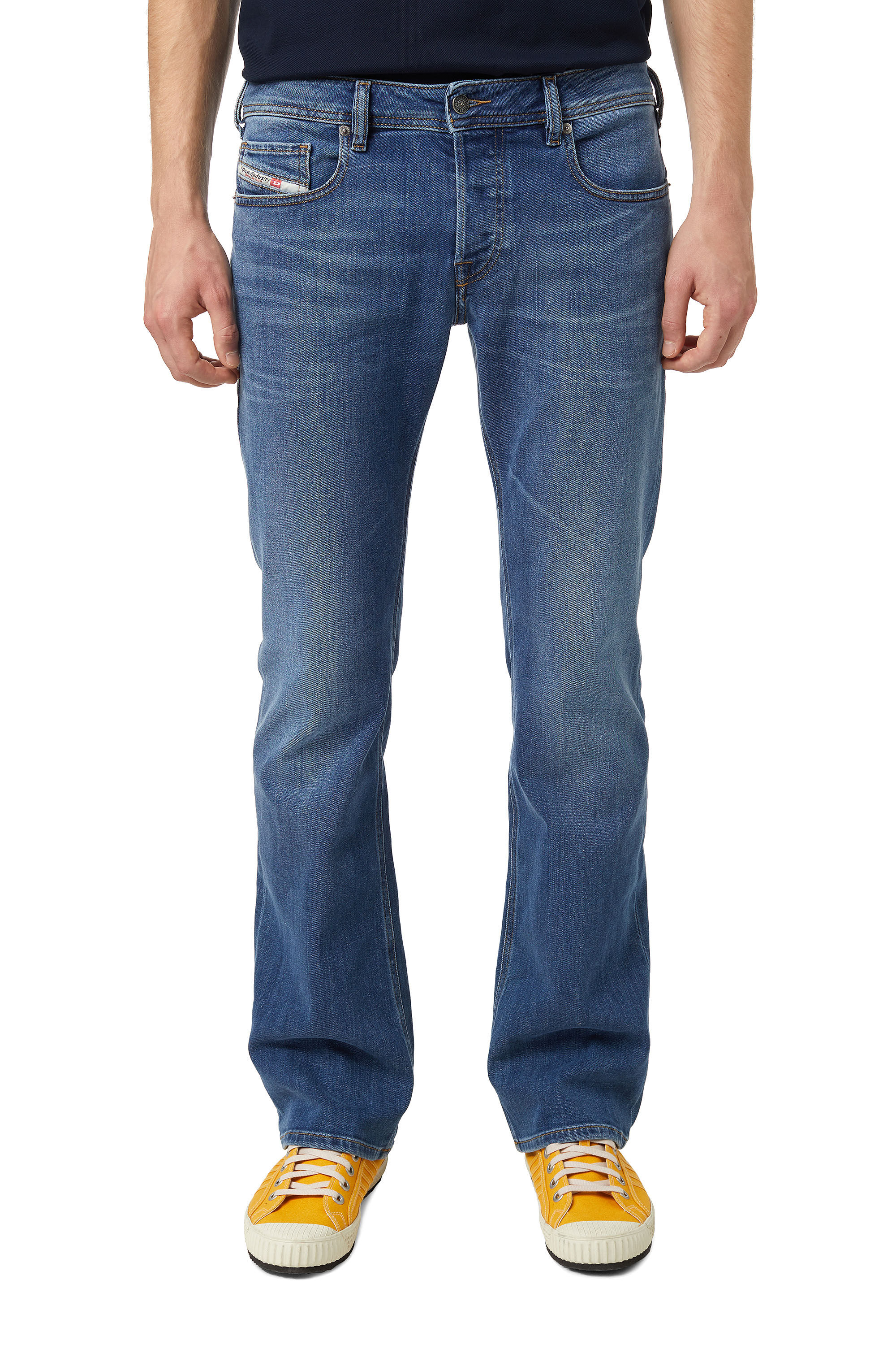 Diesel - Zatiny 09A80 Bootcut Jeans, Medium Blue - Image 3