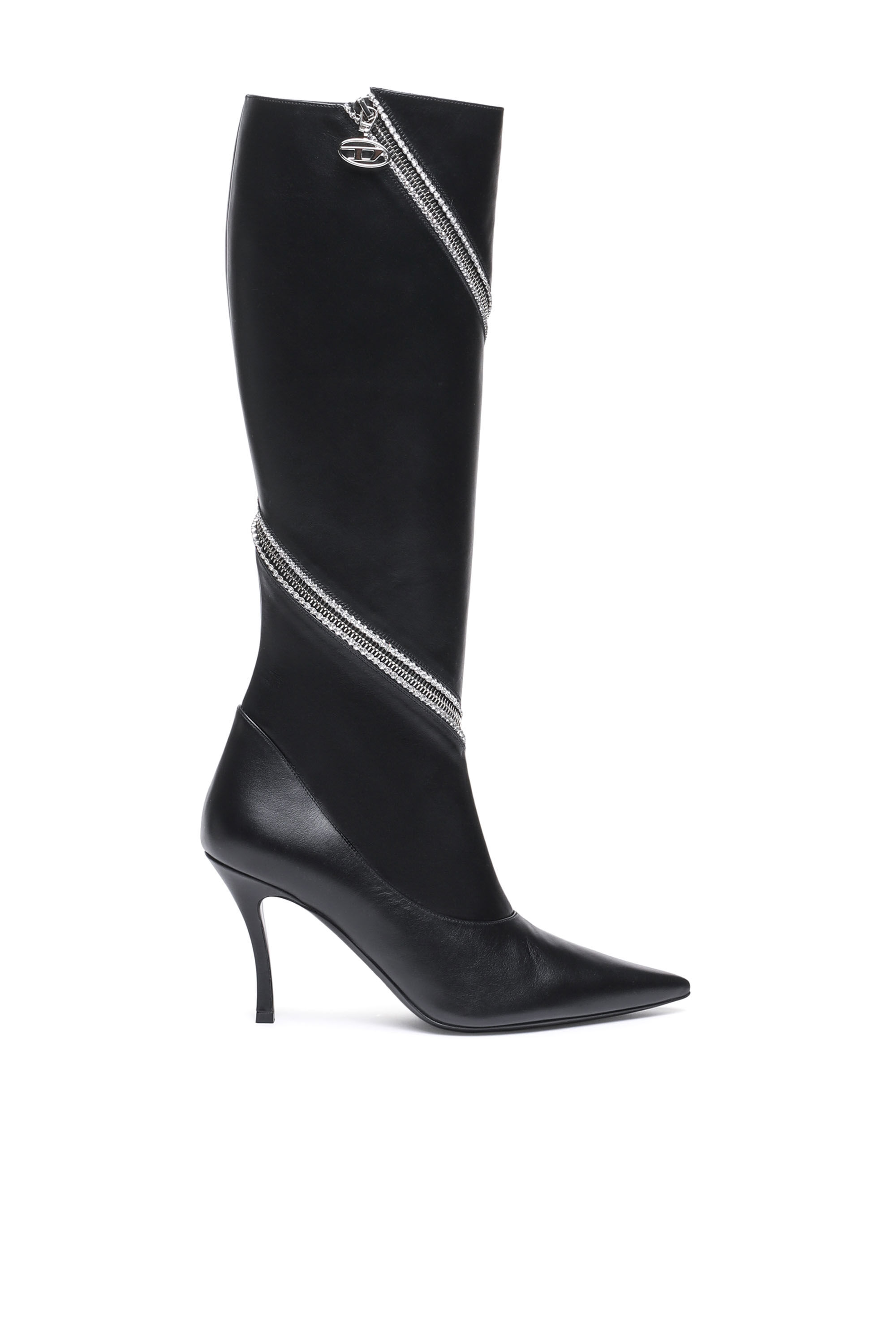 Diesel best sale boots zipper