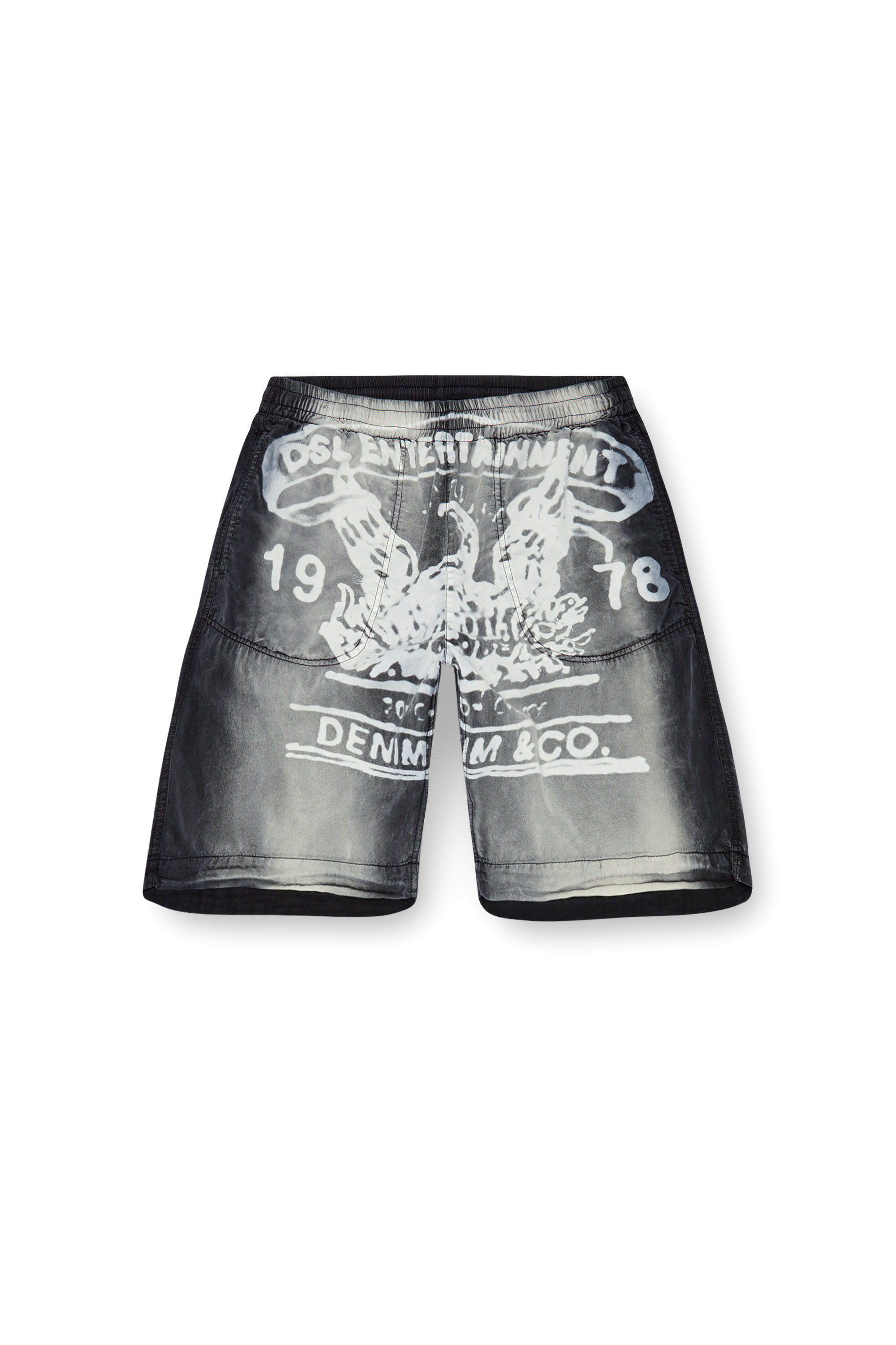 Diesel - P-EEKLO-SHORT, Noir/Gris - Image 2