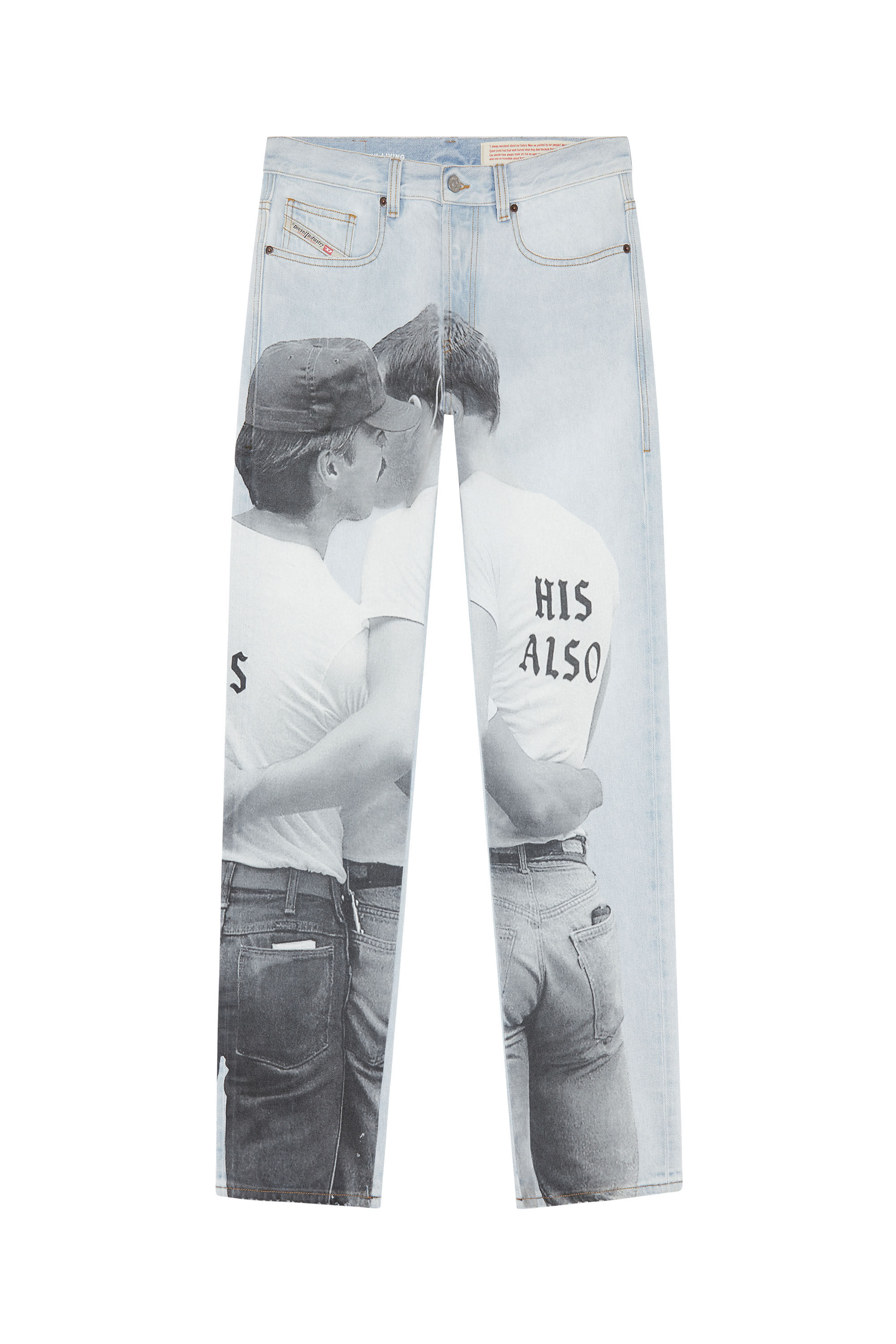 Diesel - Straight Jeans 2010 D-Macs 007U4 Homme, Bleu Clair - Image 2