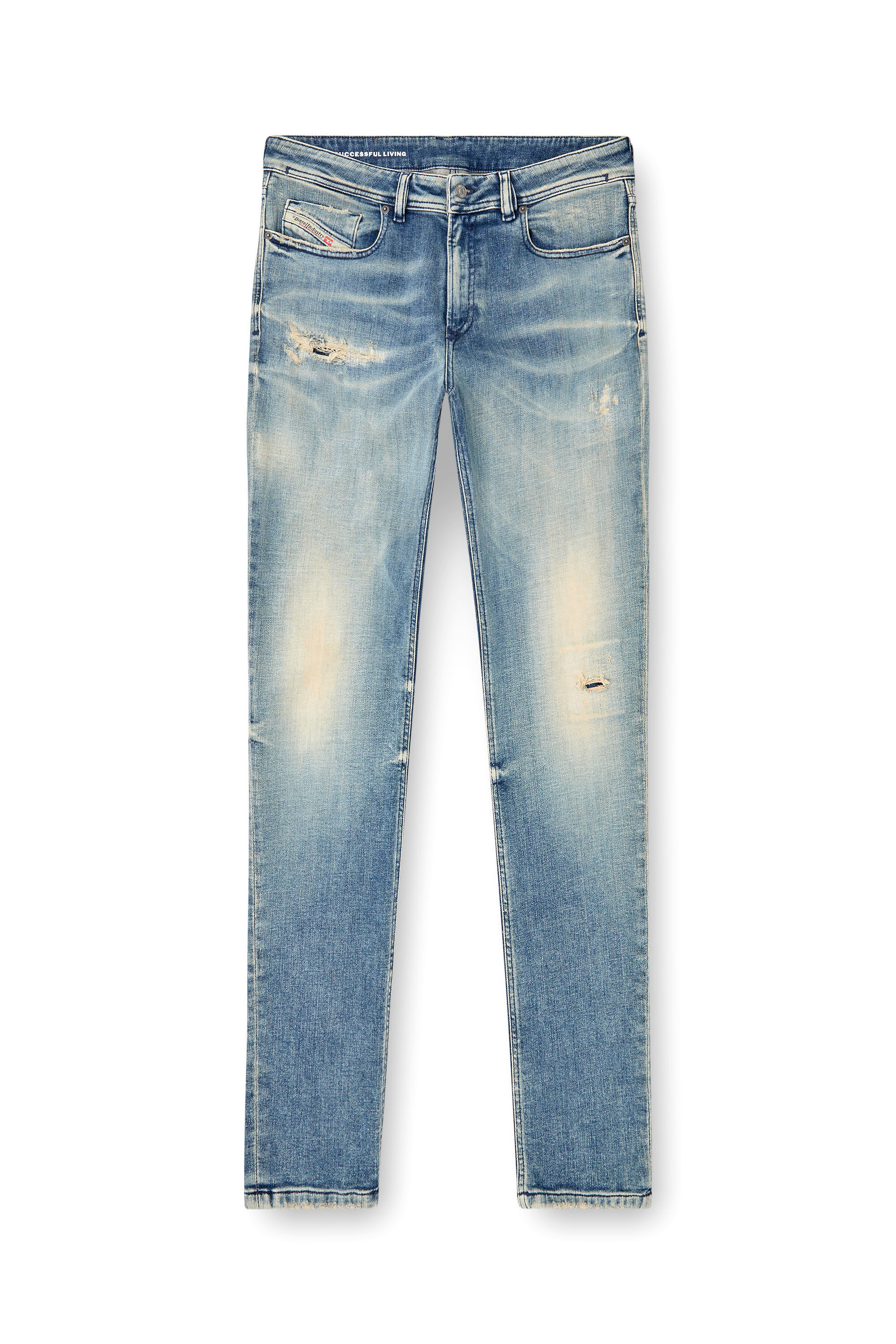 Diesel - Skinny Jeans 1979 Sleenker 09K58 Homme, Bleu Clair - Image 2