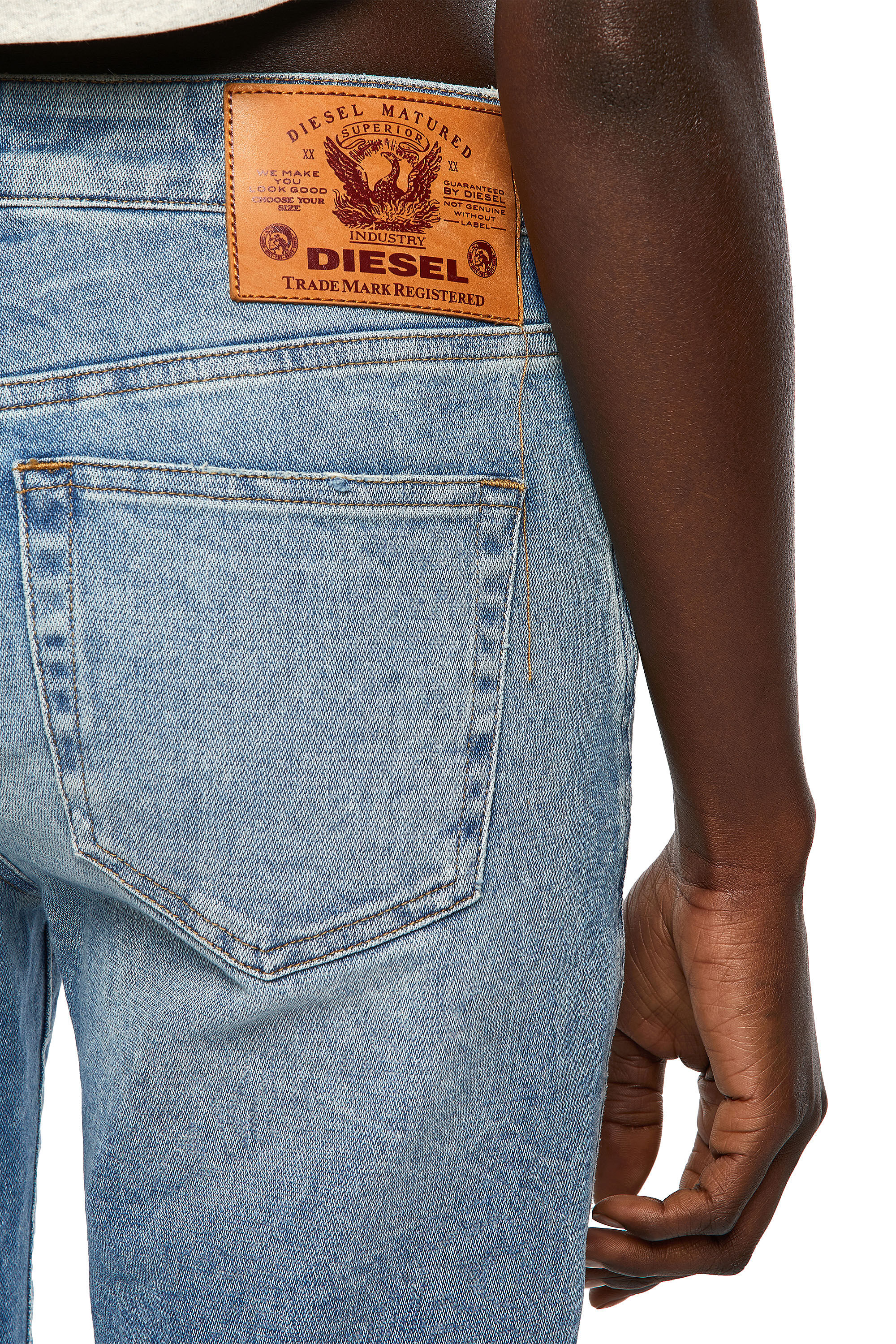 Diesel - D-Joy 09A07 Tapered Jeans, Light Blue - Image 6