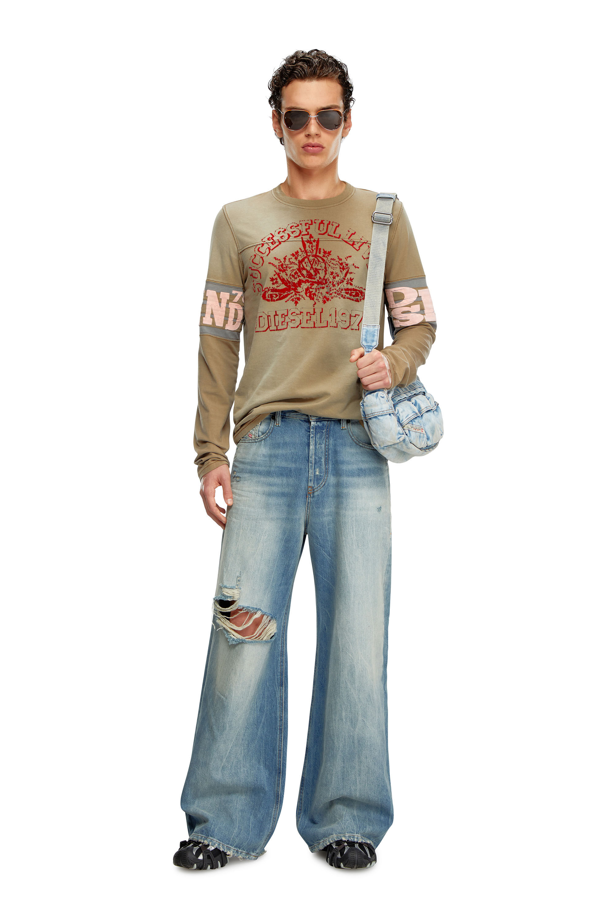 Women's Relaxed Baggy Jeans | Light blue | Diesel 1996 D-Sire