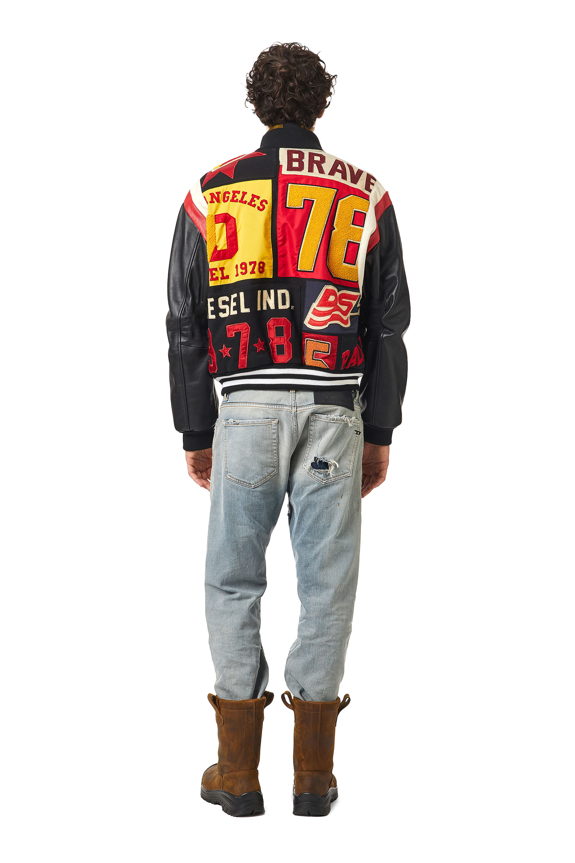 Diesel varsity jacket hot sale