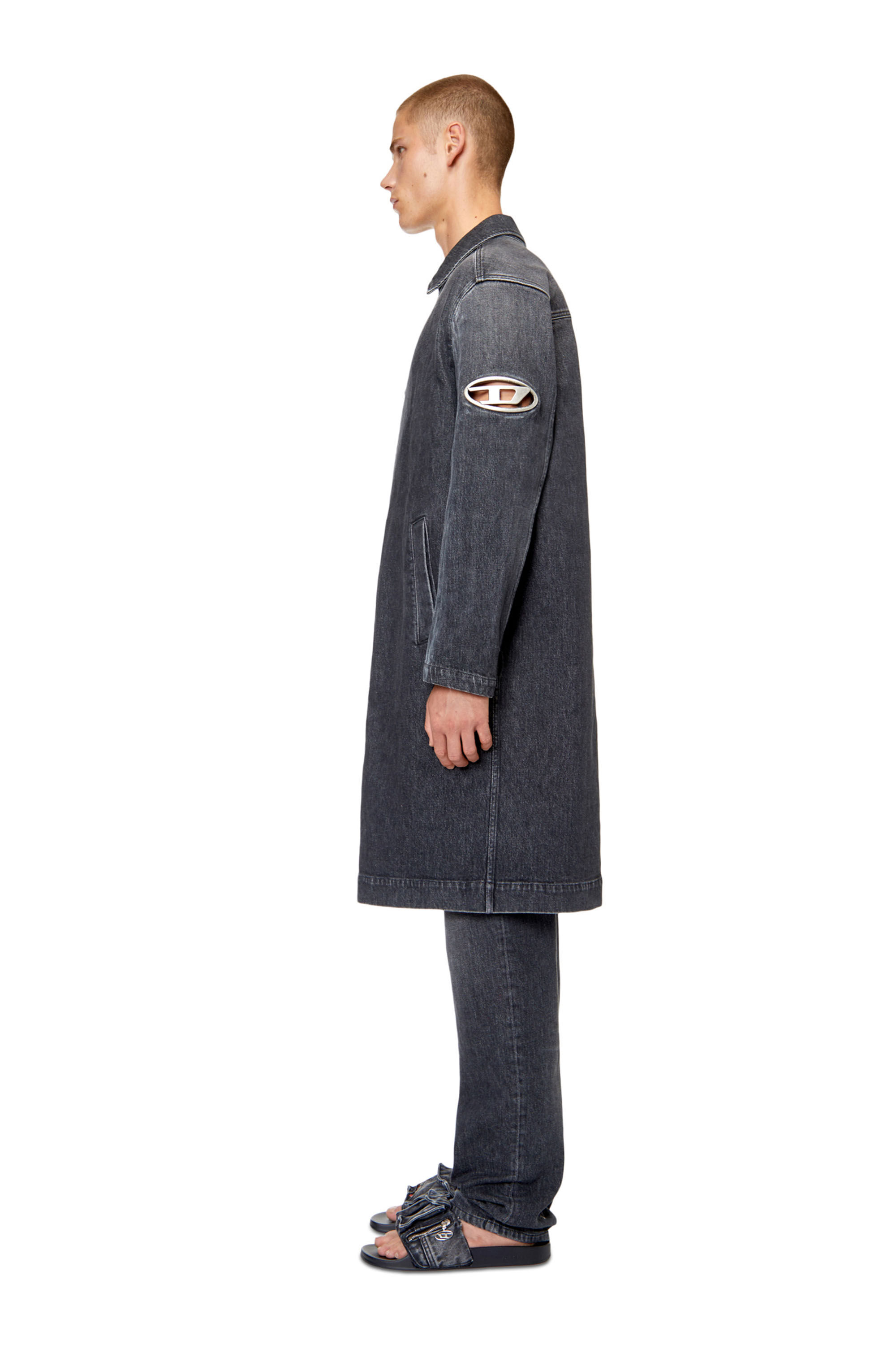 Diesel long on sale jacket