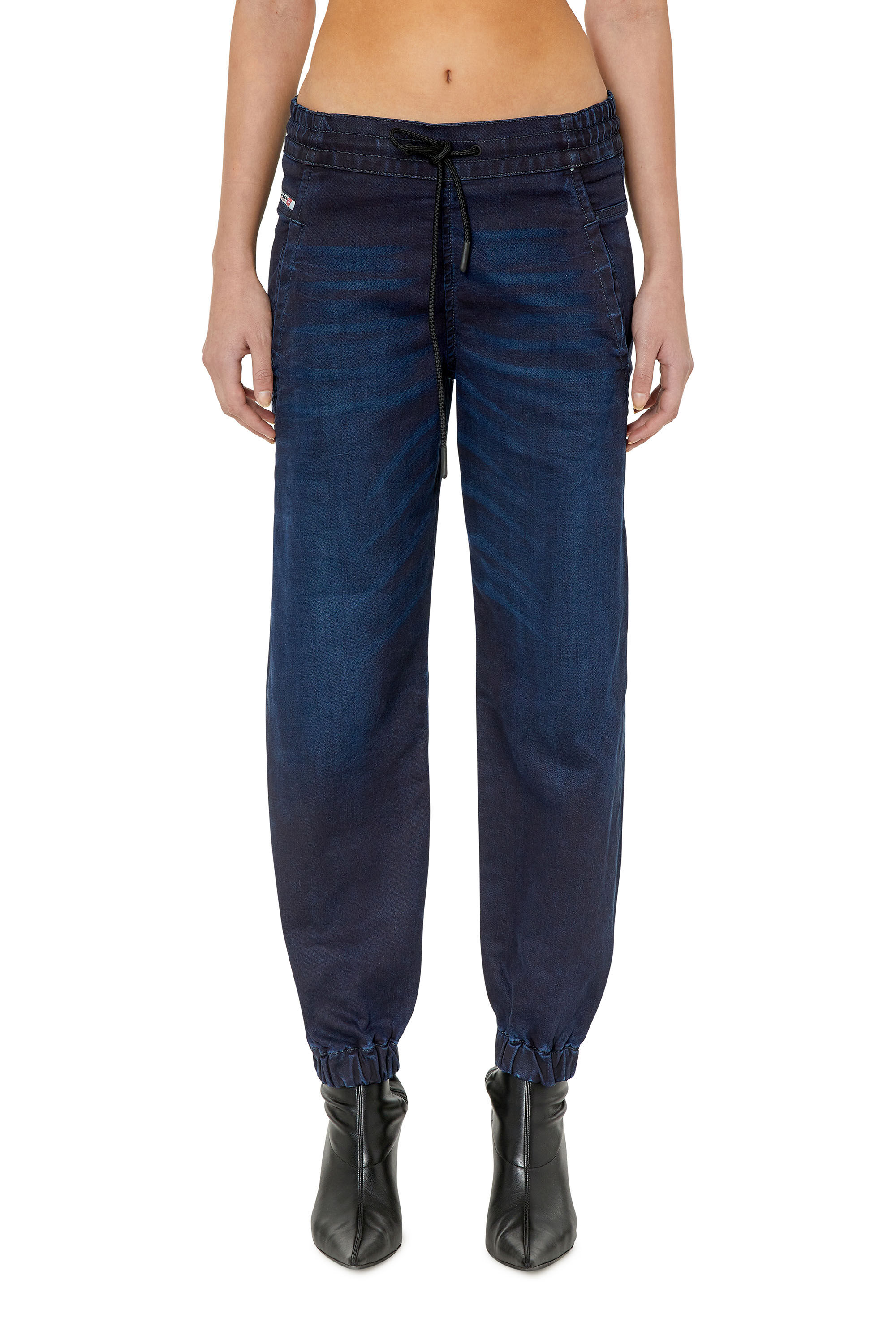 D-KRAILEY-F-NE Woman: boyfriend Dark blue Jeans | Diesel ®