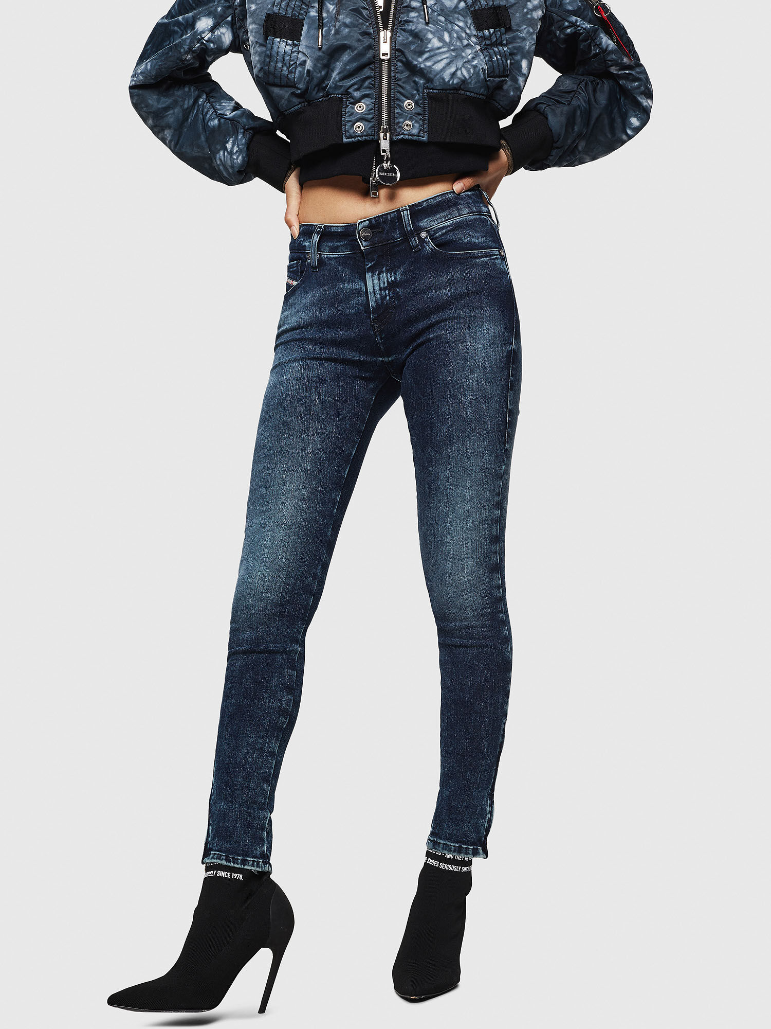 Diesel slandy super slim skinny sales regular waist