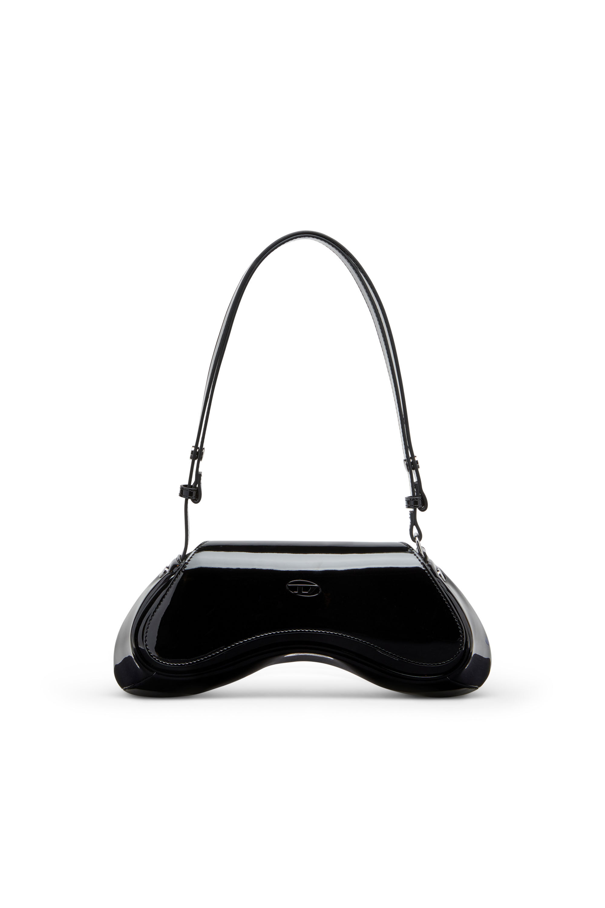 Diesel - PLAY CROSSBODY, Female's Play-Crossbody bag in glossy PU in Black - 1