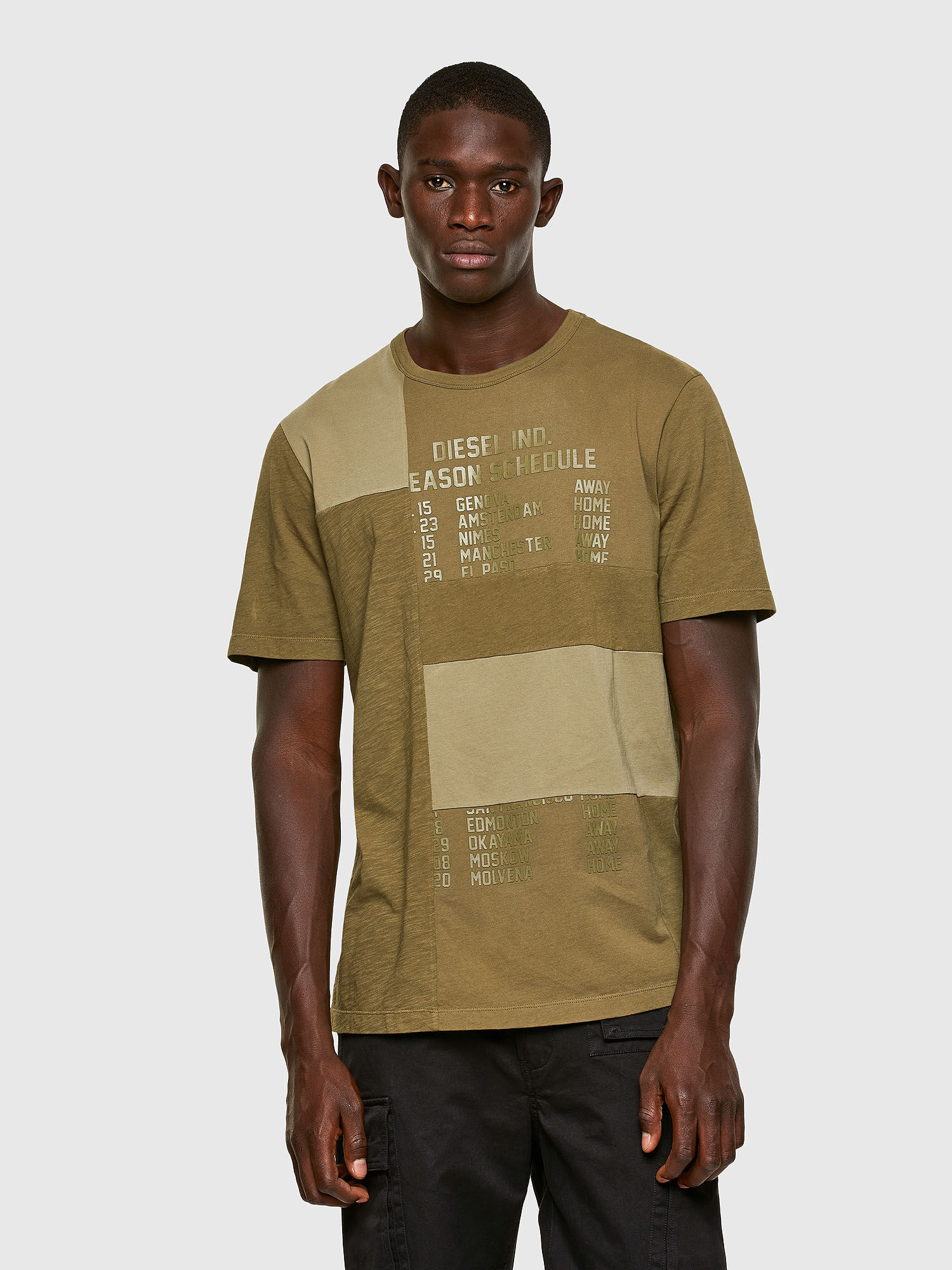 Diesel - T-ATCHWORK, Military Green - Image 2
