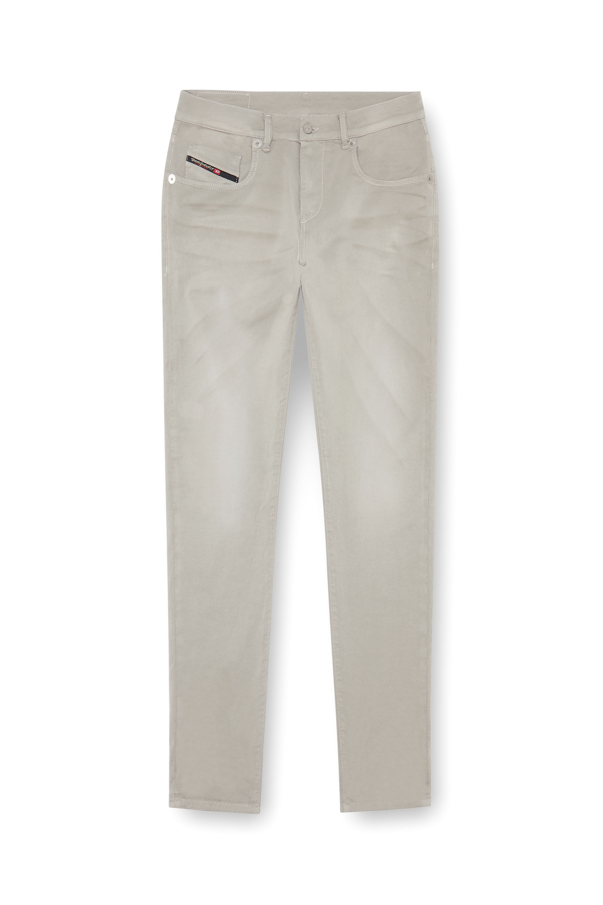 Diesel - Slim 2060 D-Strukt Joggjeans® 0670M Homme, Gris Clair - Image 2