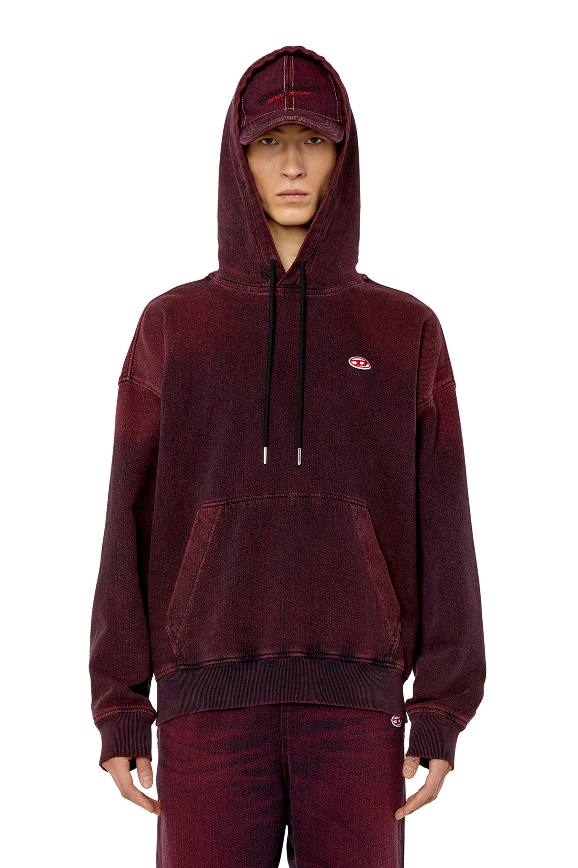 Diesel - CL-D-UM-RIB-NE, Bordeaux - Image 3