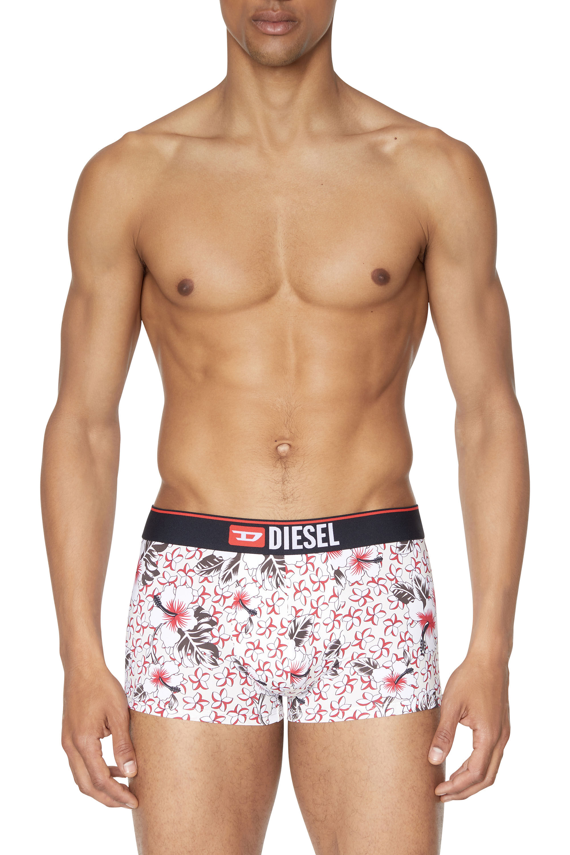 55 D Man Boxer briefs with floral print Diesel