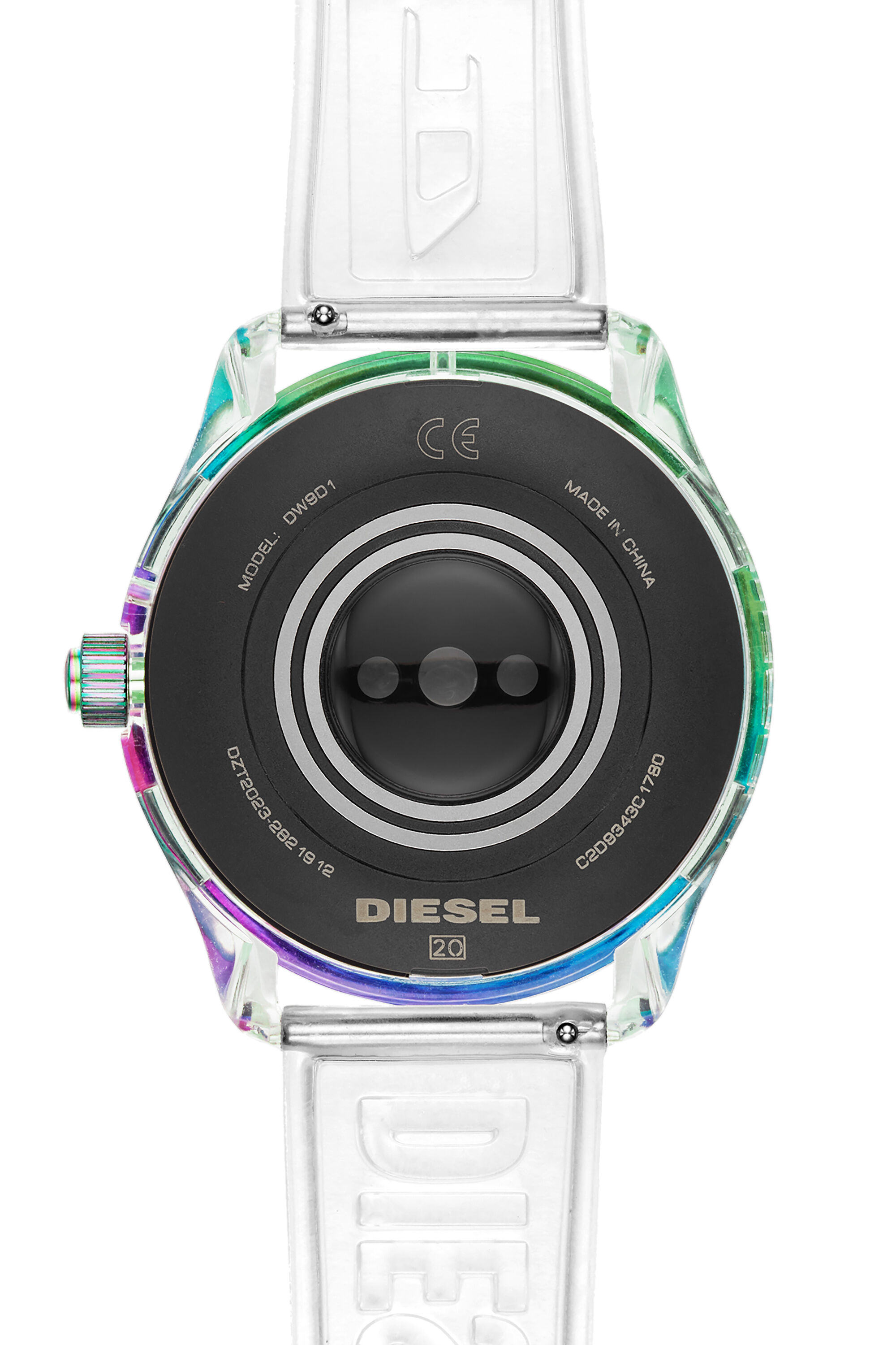 Diesel - DT2023, Male's On x MDJ limited-edition fadelite smartwatch and strap set in White - 3