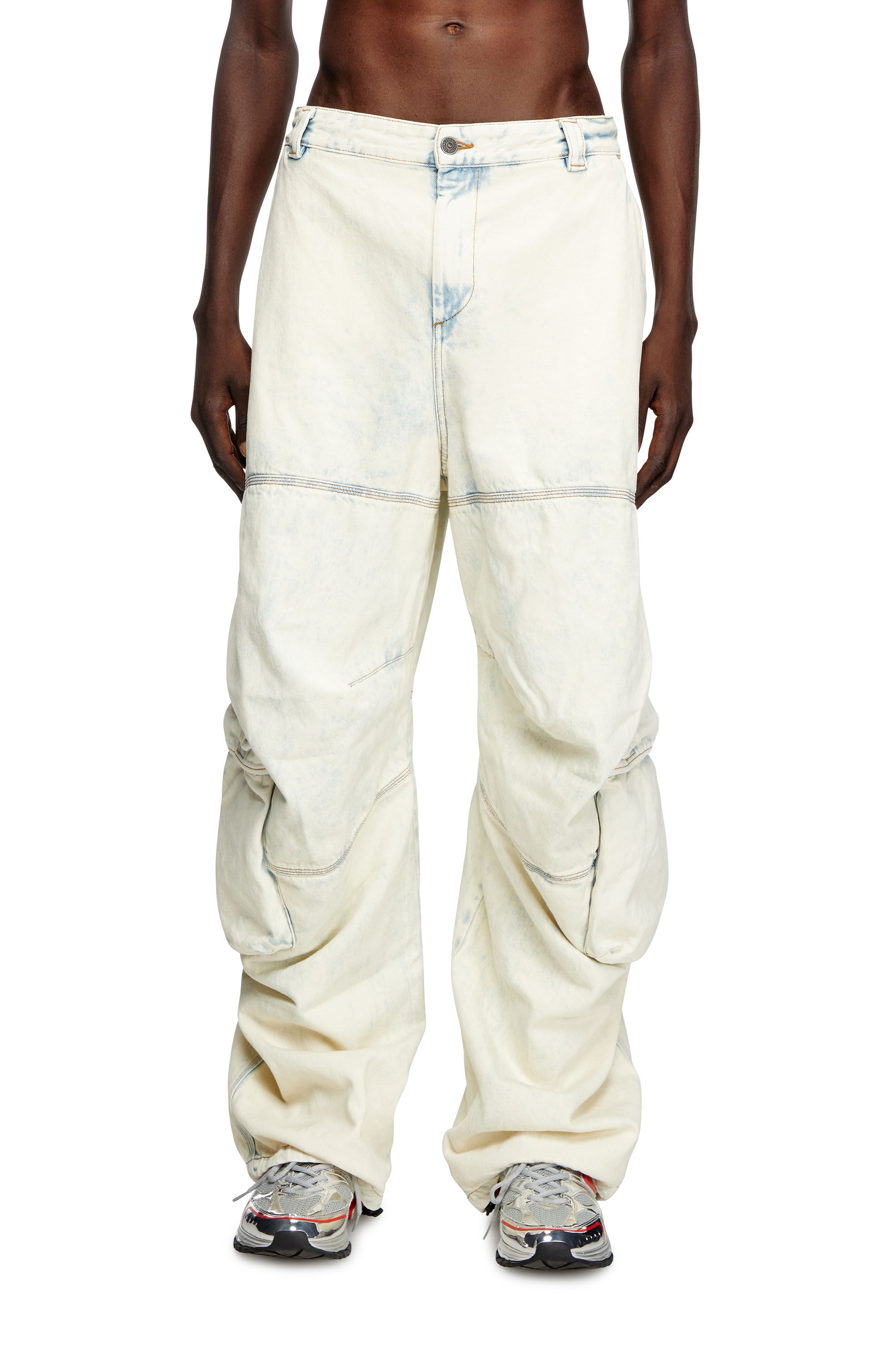 Diesel - Relaxed Jeans D-Arne 0CBCV Homme, Bleu Clair - Image 3