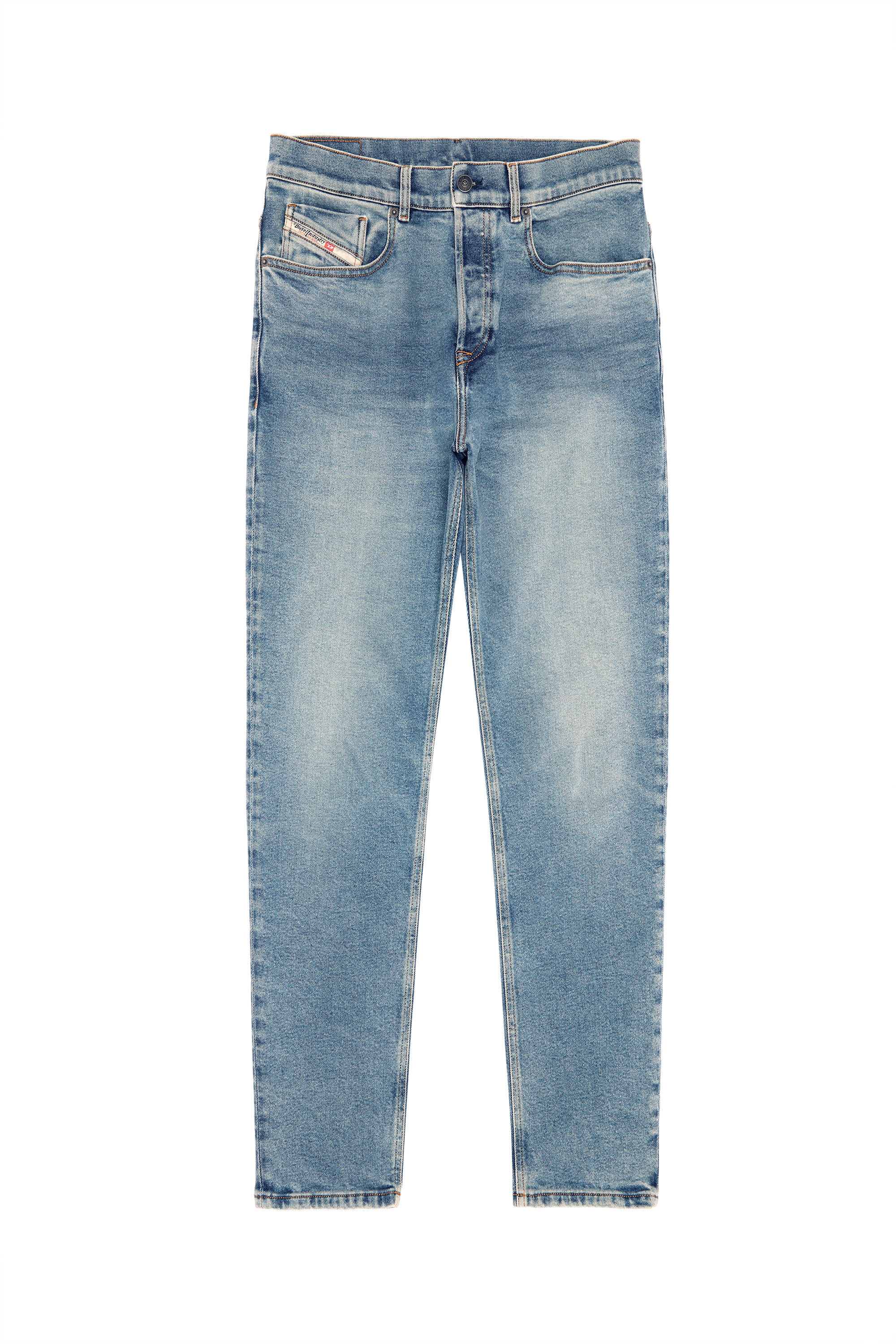 Diesel - Tapered Jeans 2005 D-Fining 09C77, Bleu Clair - Image 2