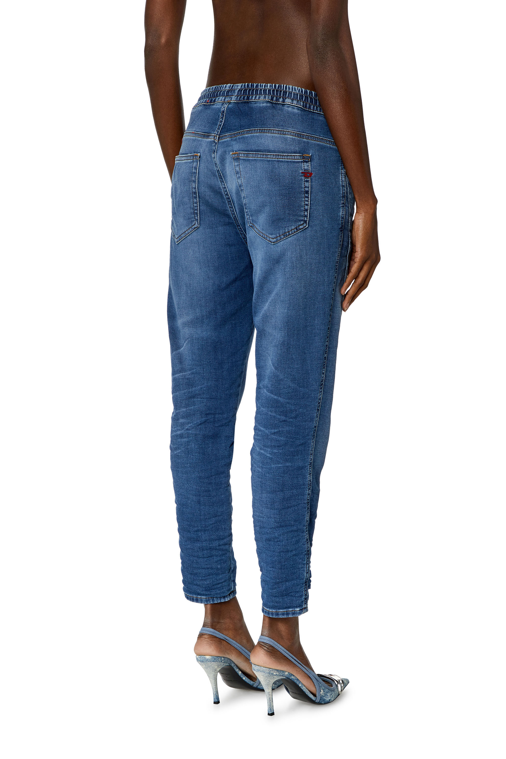 Jeans Boyfriend Femme Bleu moyen Diesel 2041 D Fayza Joggjeans