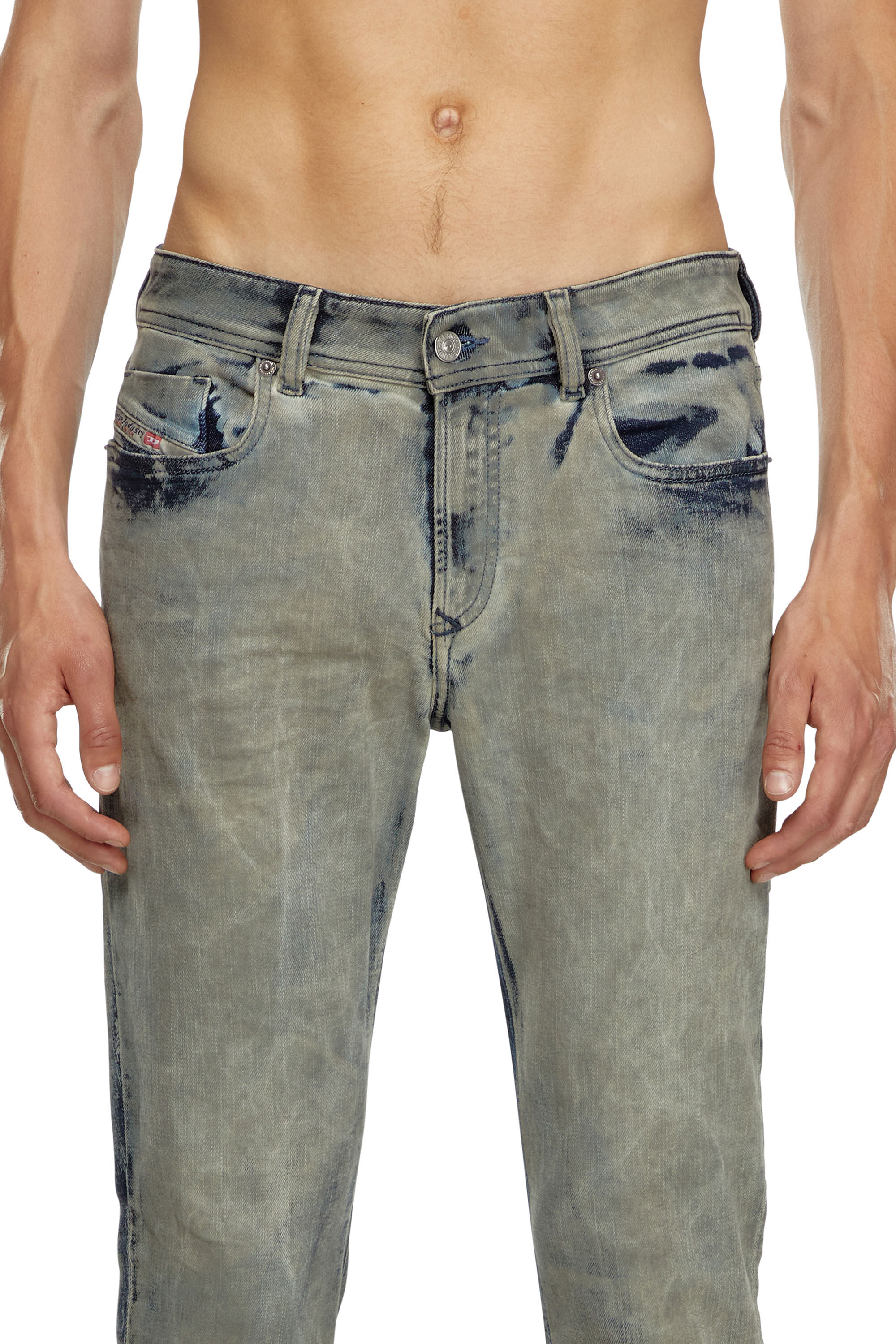 Diesel - Skinny Jeans 1979 Sleenker 068ND Homme, Bleu Foncé - Image 5