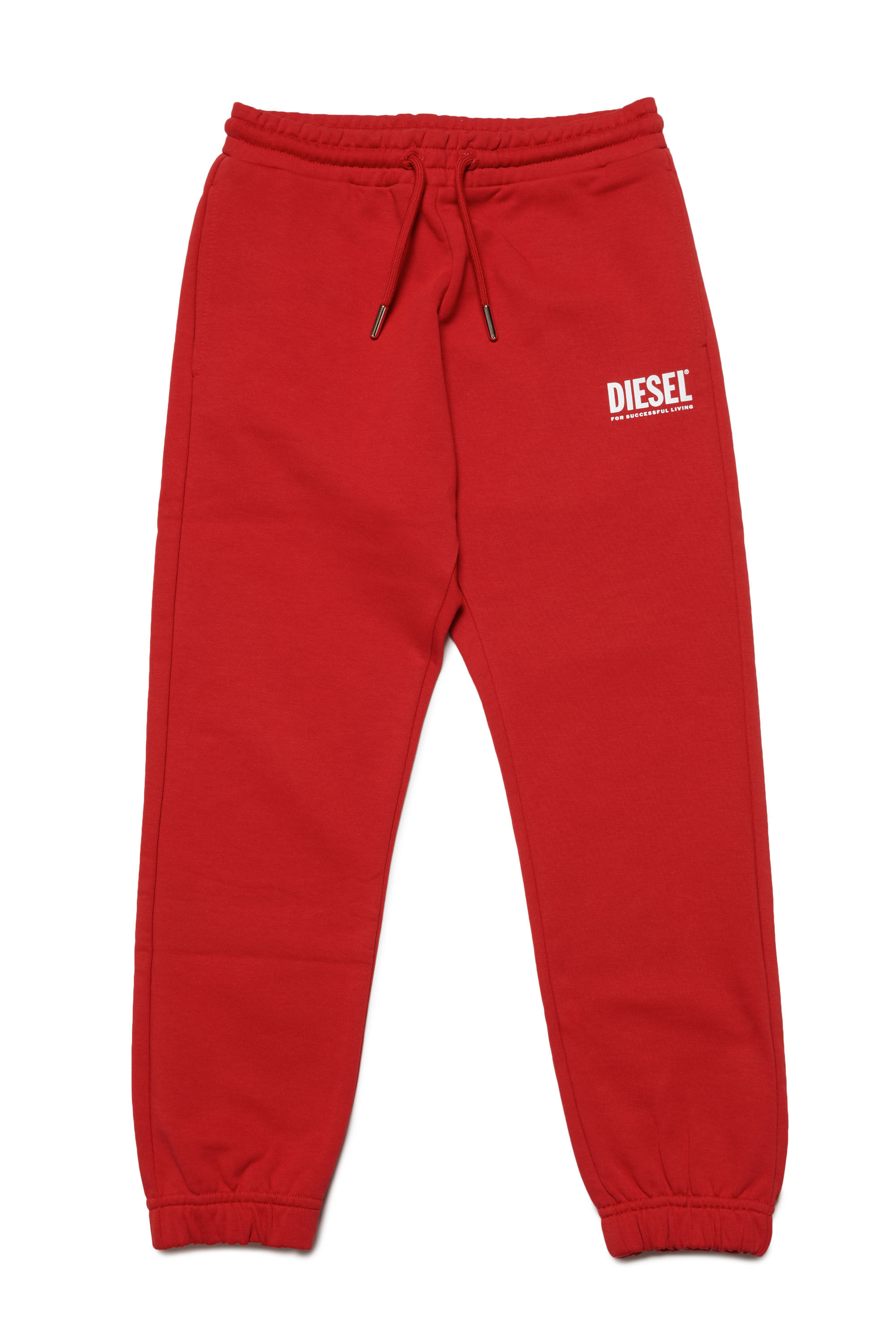 Diesel - LPENSIU DI, Pantalon de survêtement avec logo imprimé Mixte in Rouge - 1