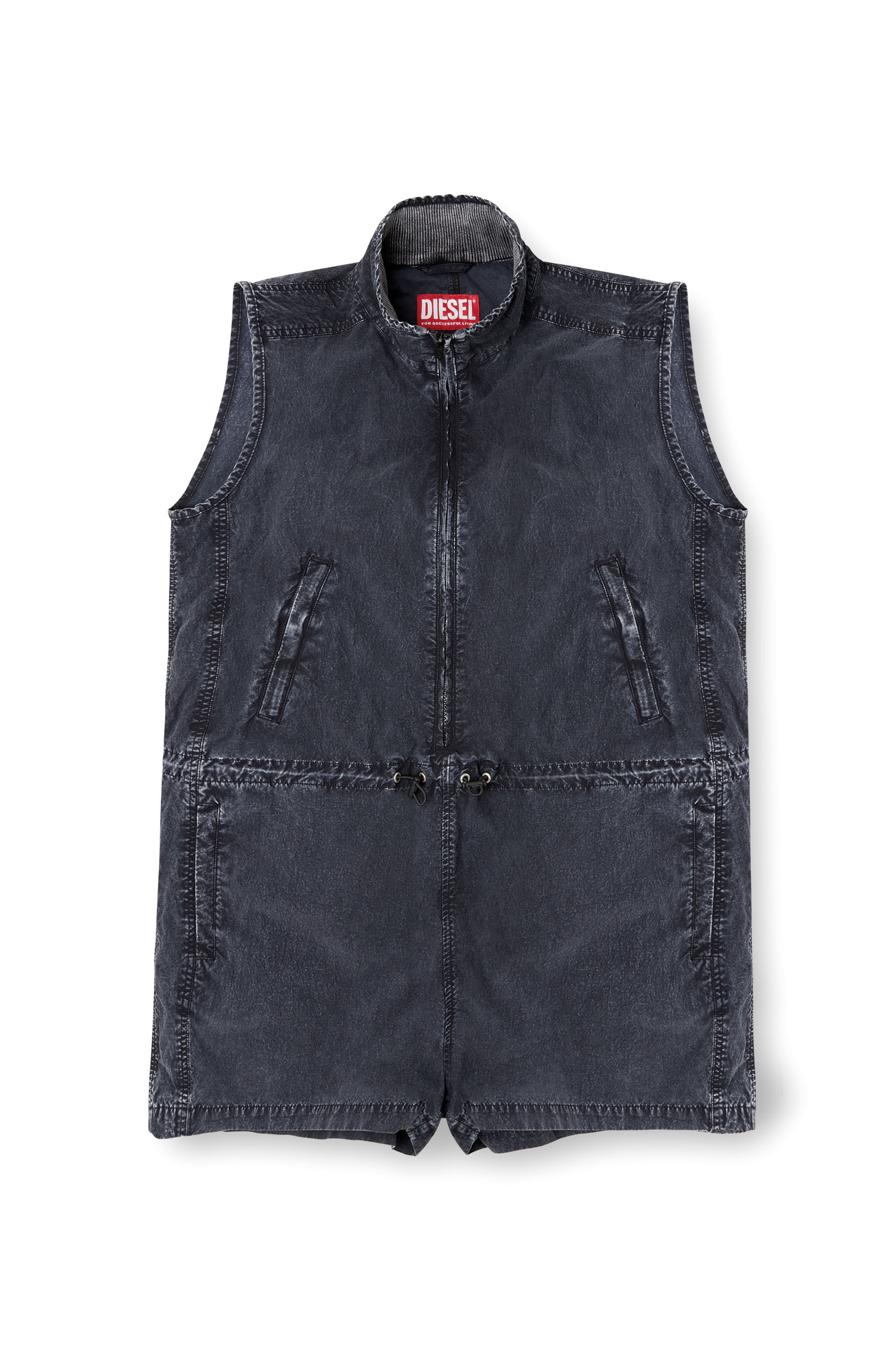 Diesel - J-ANNET, Combinaison en nylon traité Femme in Bleu - 2