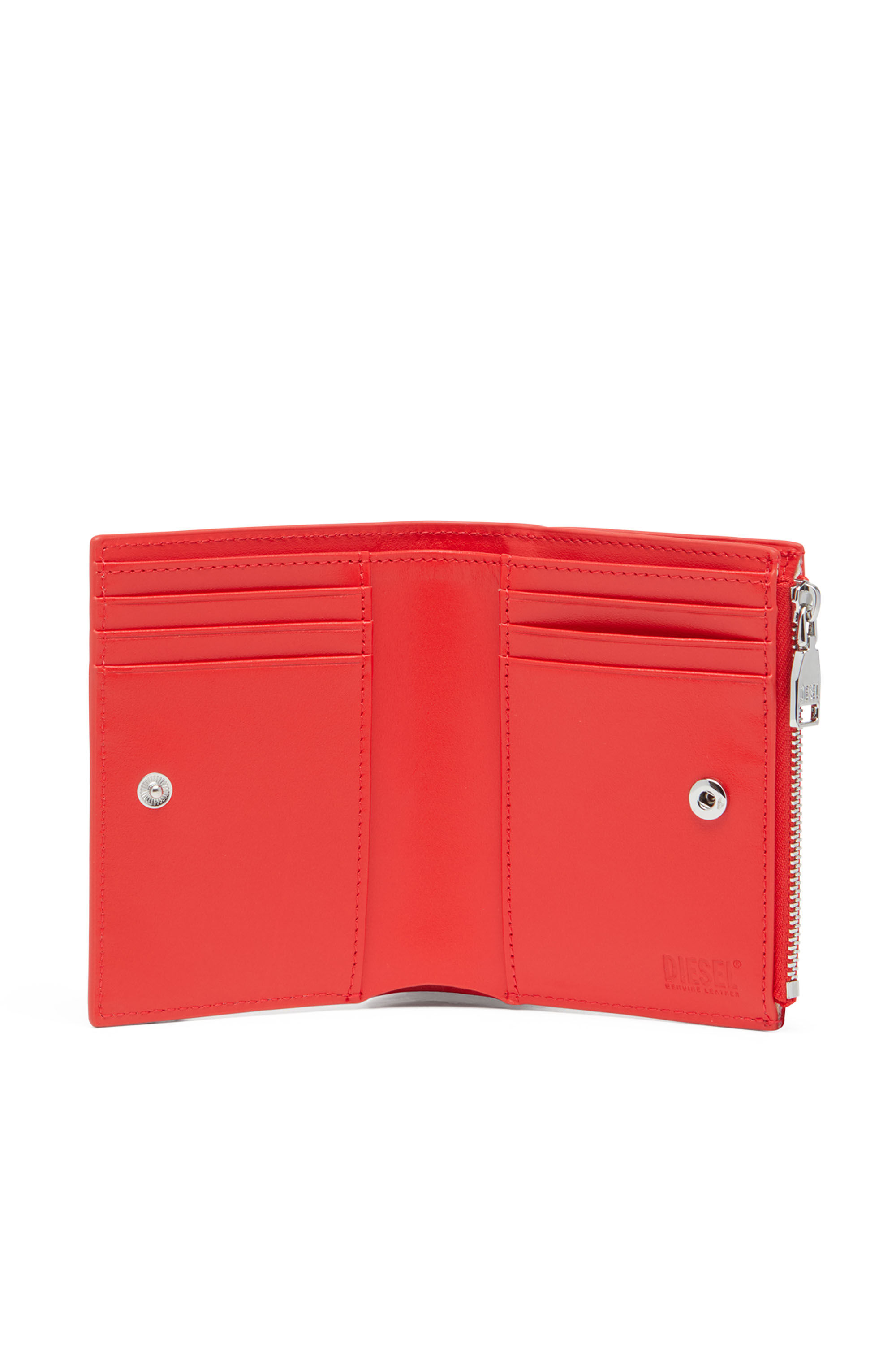 Diesel - PLAY BI-FOLD ZIP II, Red - Image 3