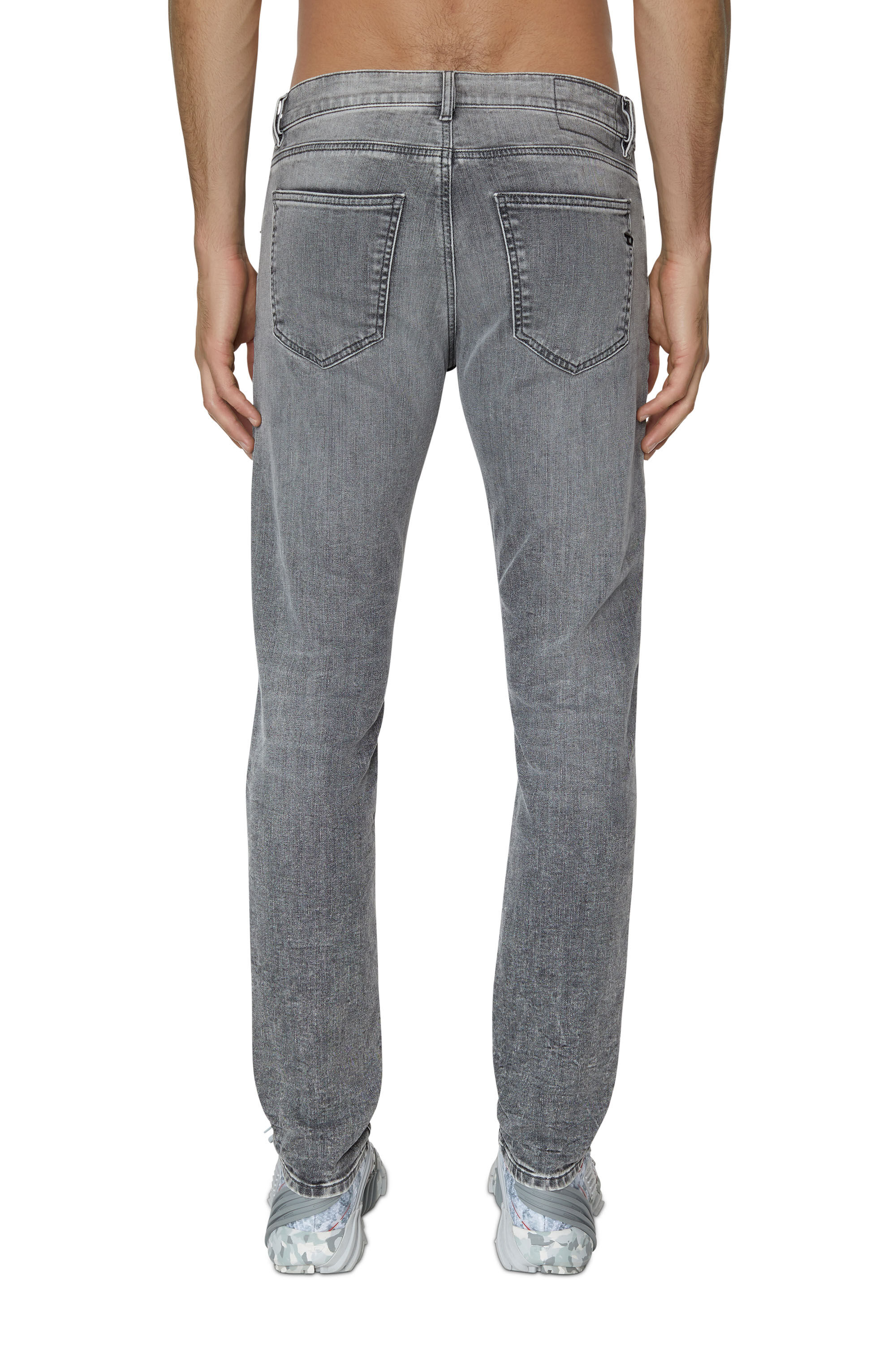 D-STRUKT-Z-T 09D53 Man: Slim Black/Dark grey Jeans | Diesel