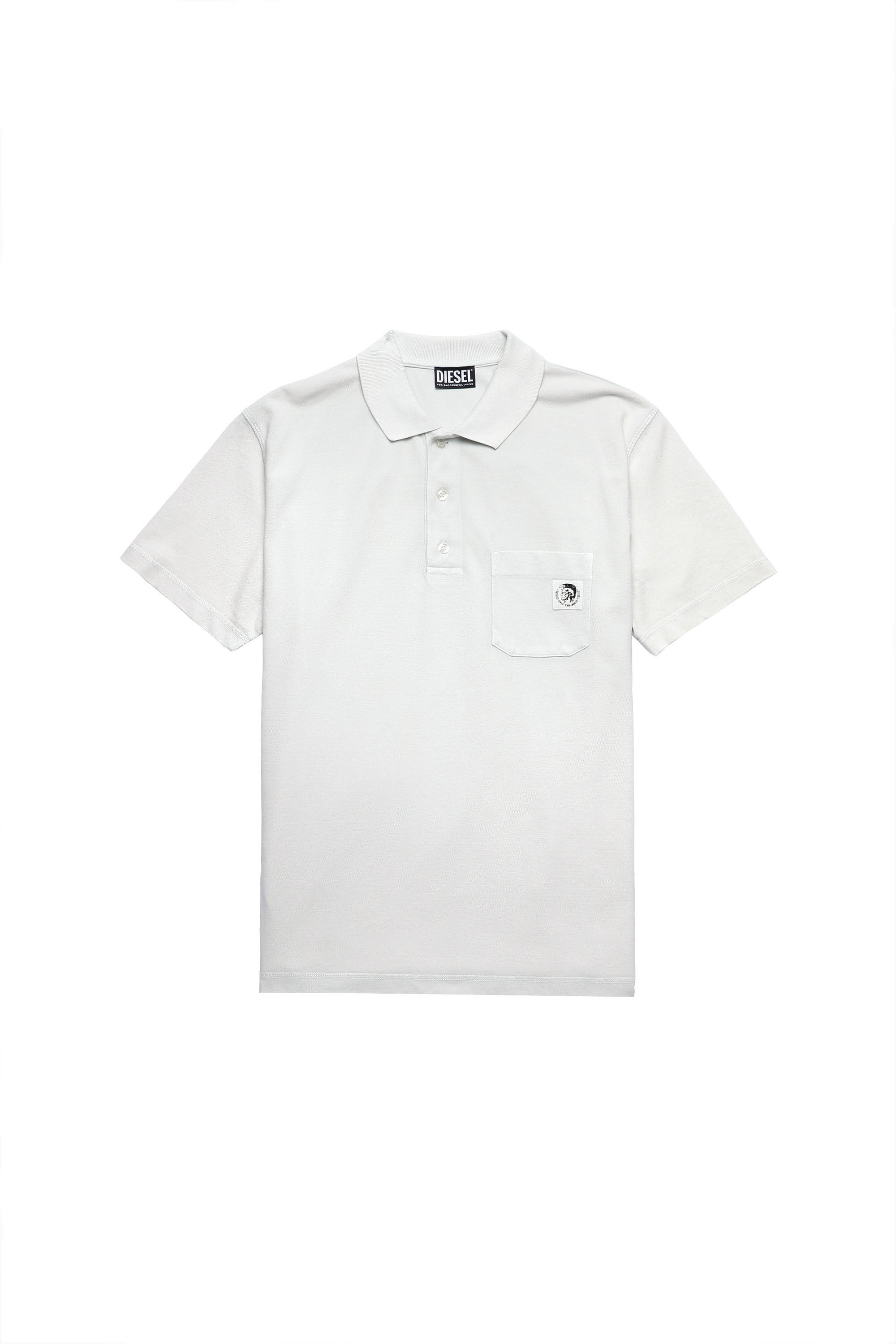 Diesel - T-POLO-WORKY-B1, Light Grey - Image 2