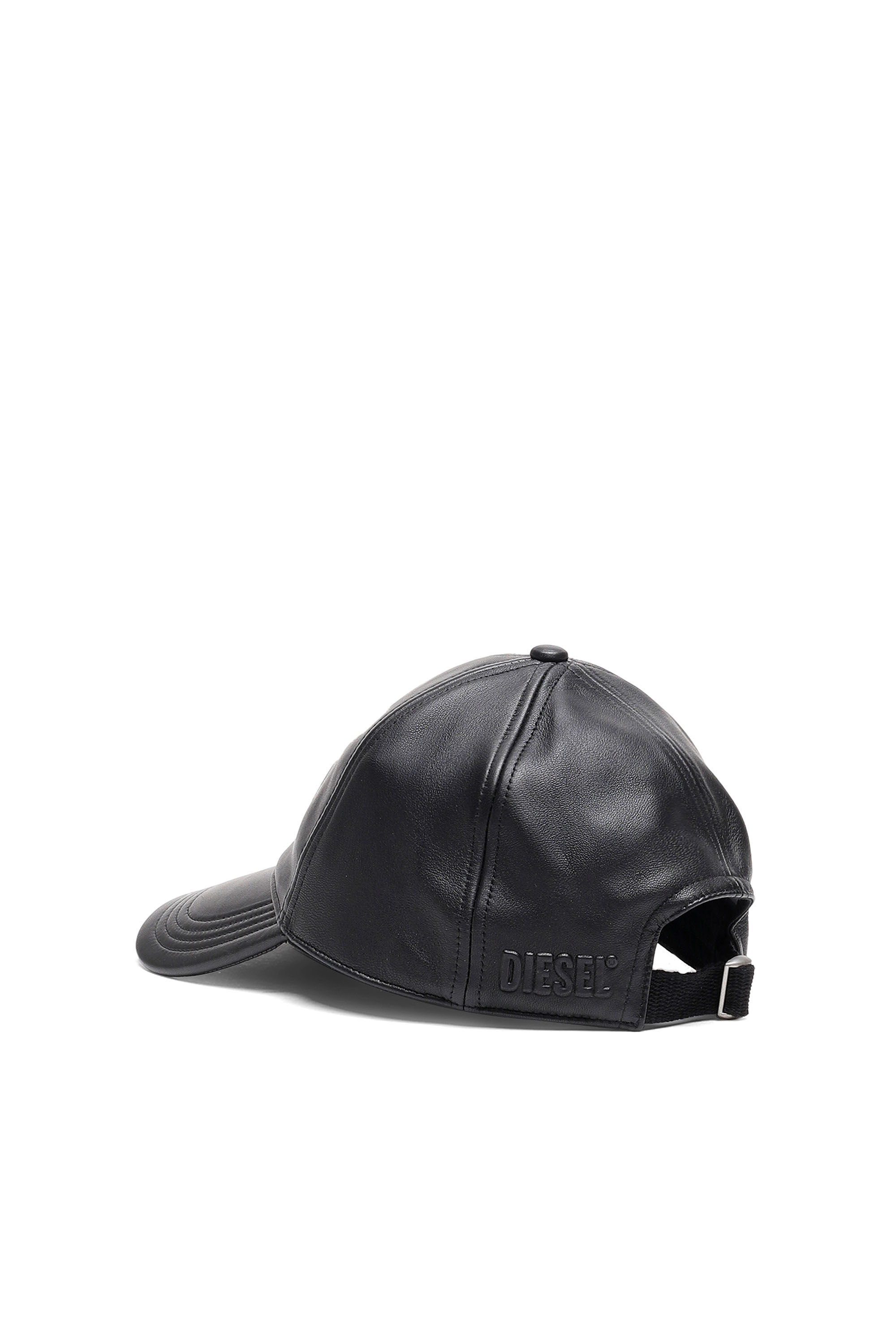 C FINN Man Leather baseball cap Diesel