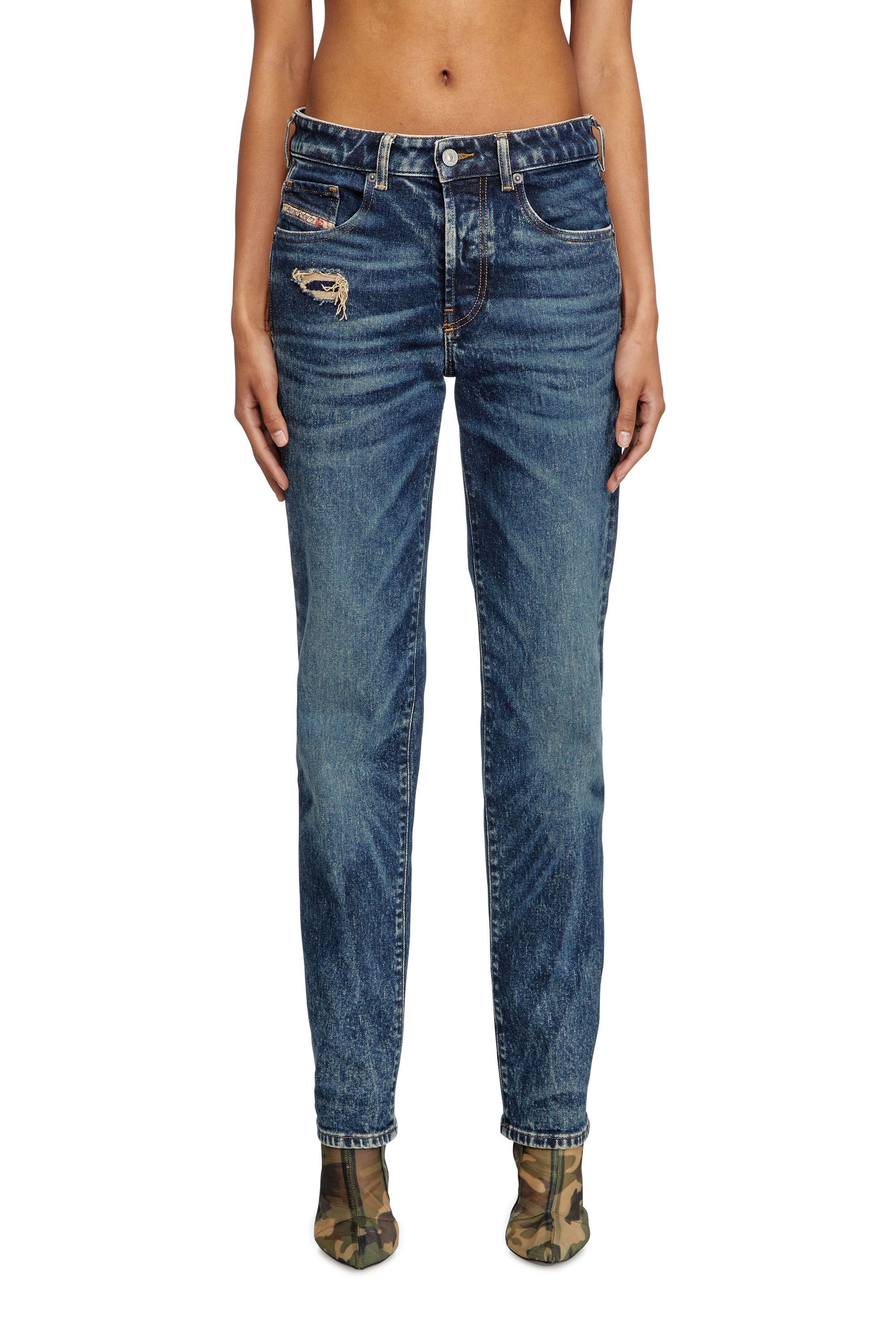 Diesel - Female's Regular Jeans 1989 D-Mine 007Y3, Dark Blue - 3