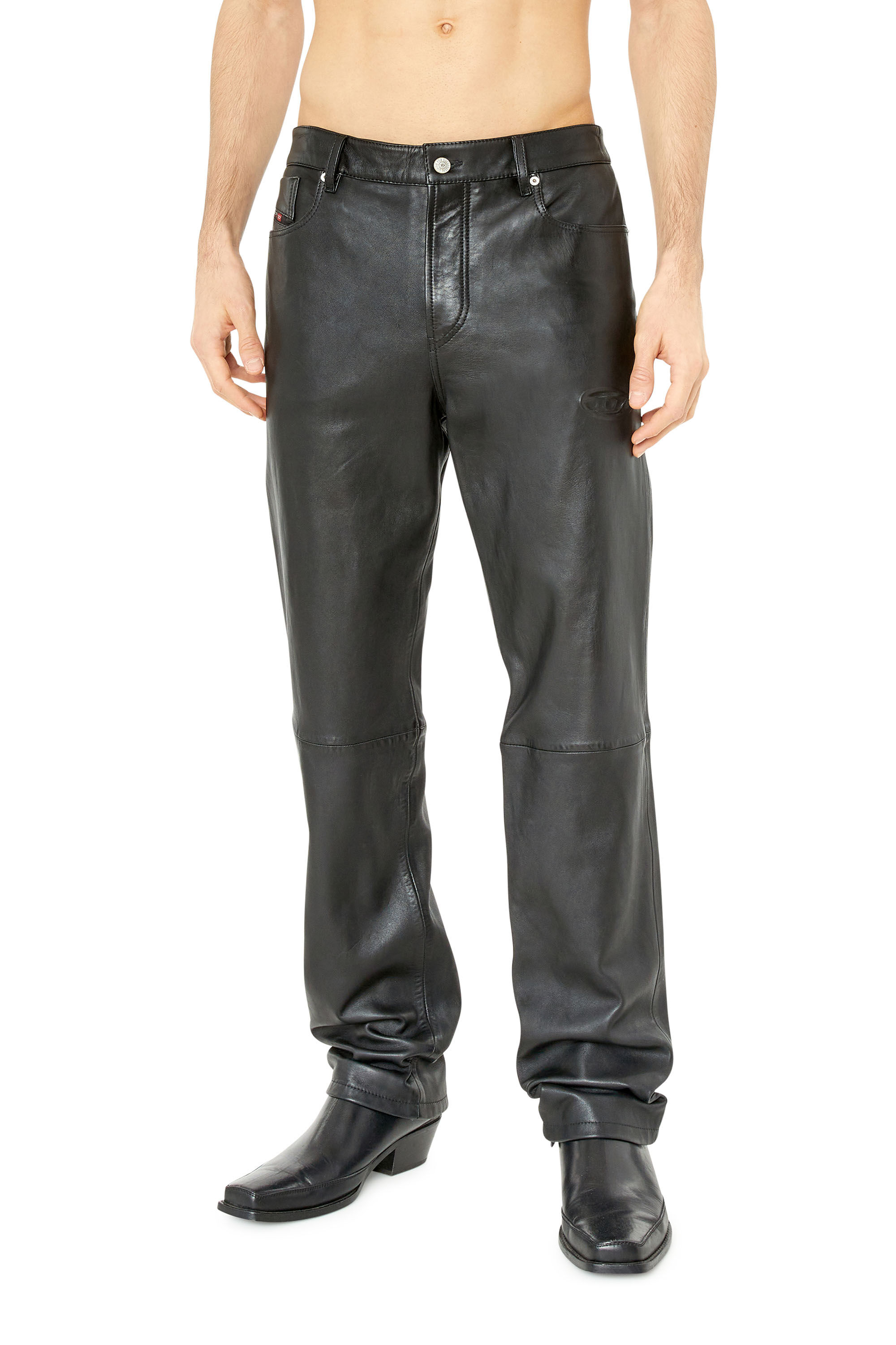 Diesel leather deals pants mens