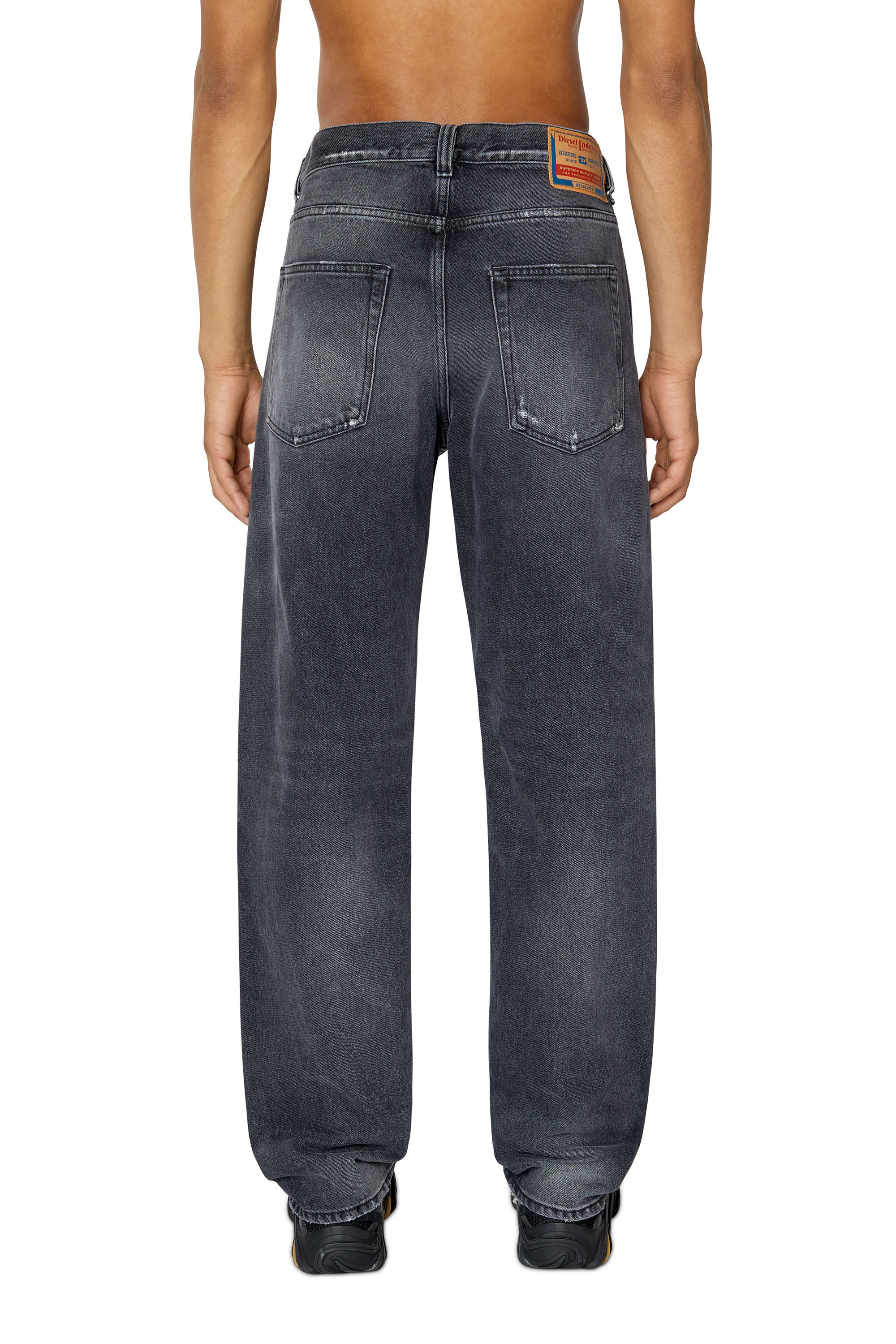 Diesel - 2010 D-Macs 007J5 Straight Jeans, Noir/Gris foncé - Image 4